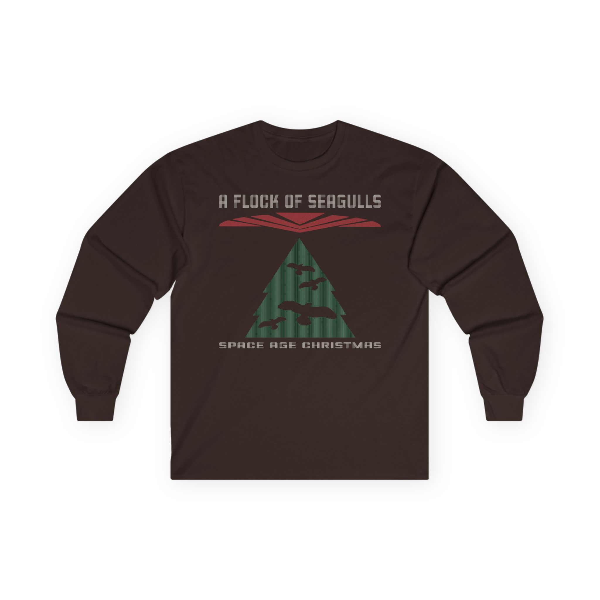 A Flock of Seagulls Ugly Xmas Unisex Ultra Cotton Long Sleeve Tee - Image 3