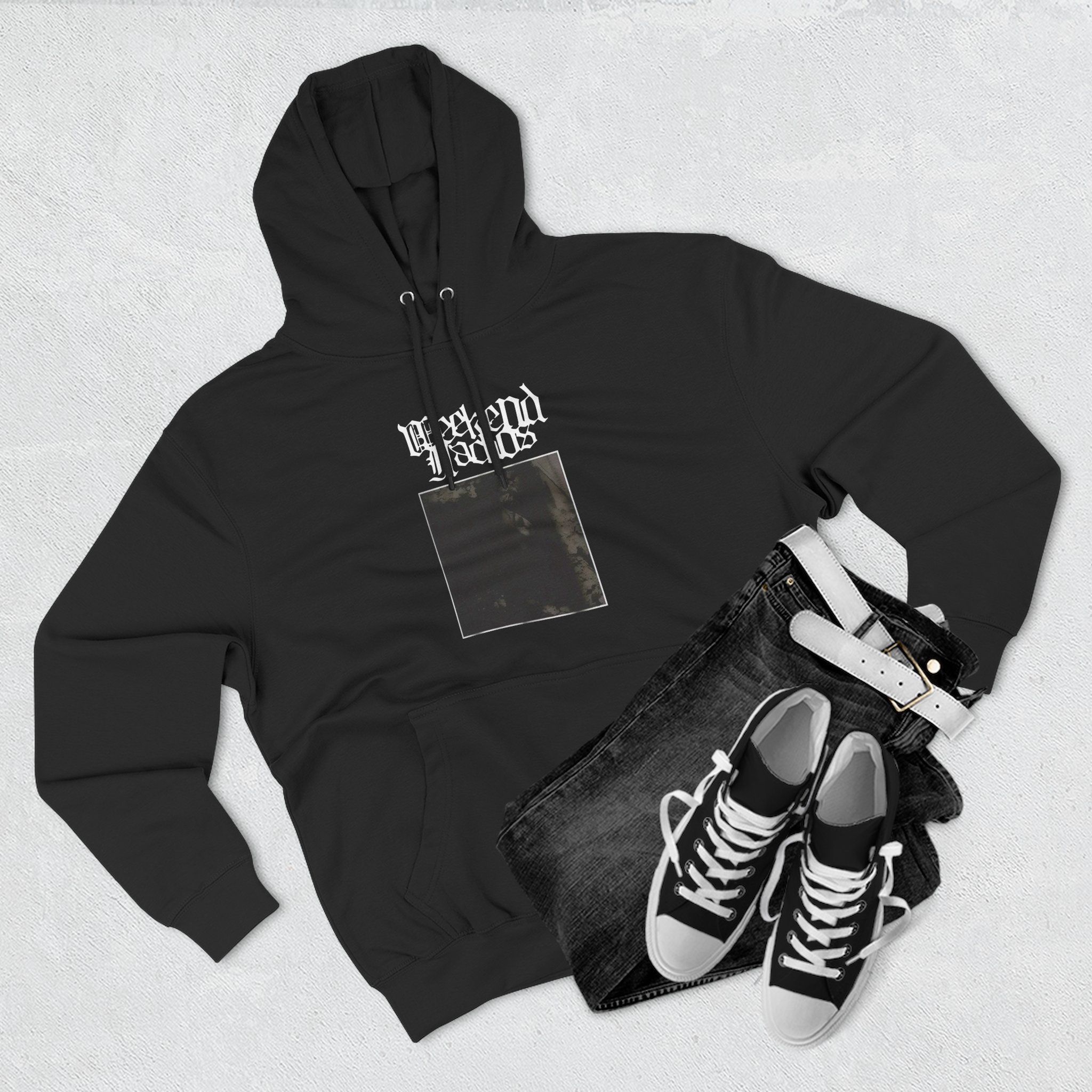 Weekend Nachos Three-Panel Fleece Hoodie - Image 7