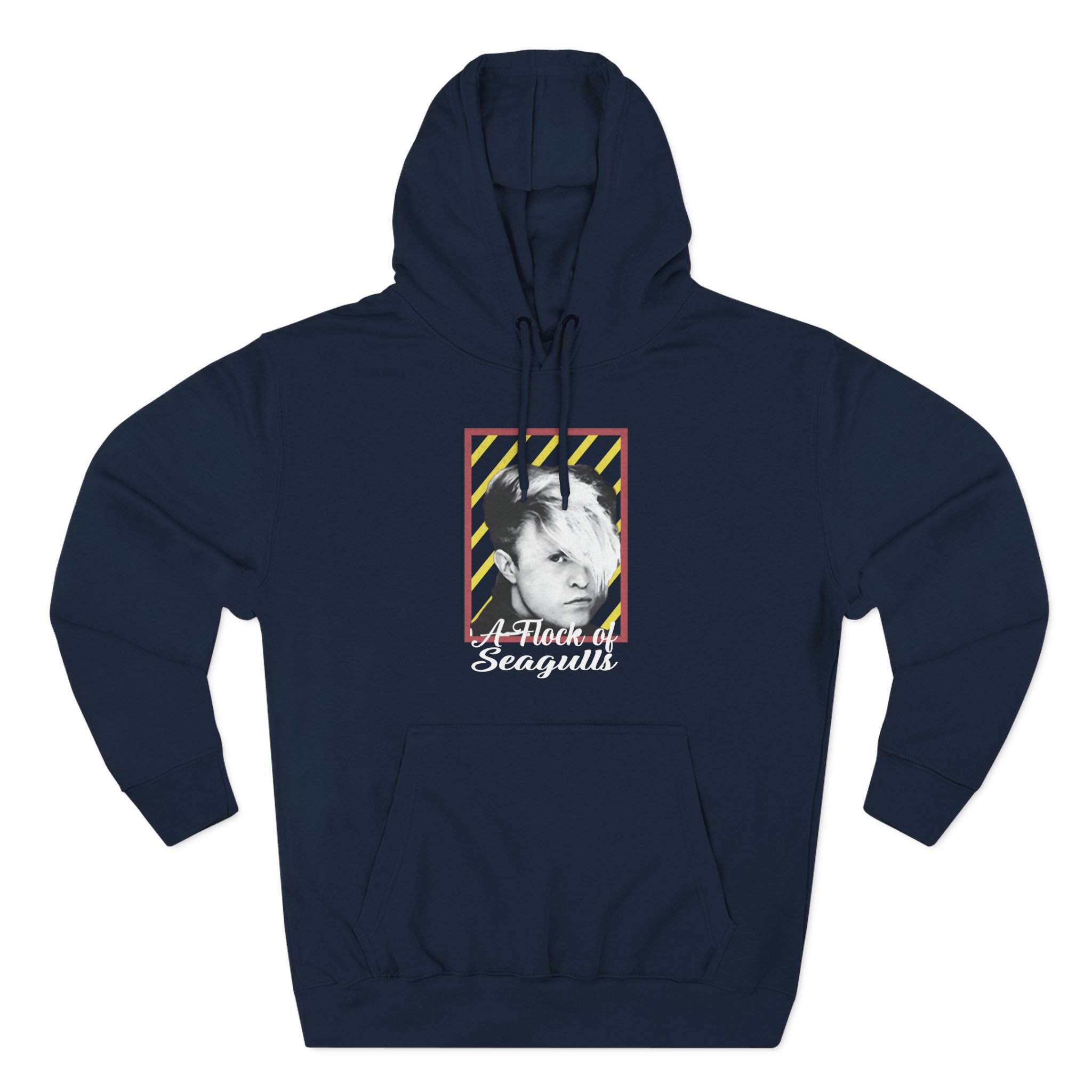 A Flock of Seagulls Neon Three-Panel Fleece Hoodie - Image 5
