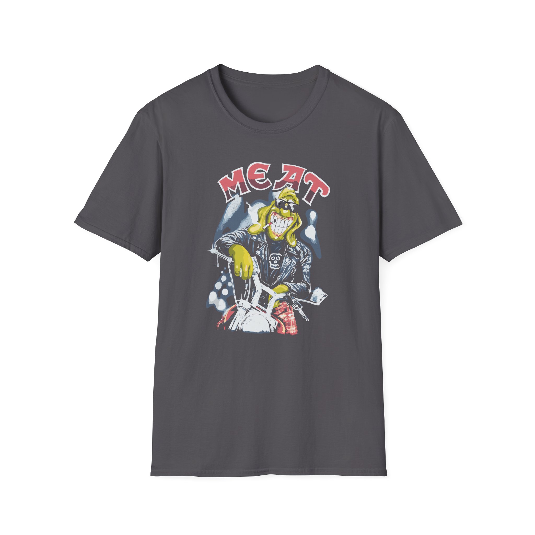 Papa Meat Unisex Softstyle T-Shirt - Image 9