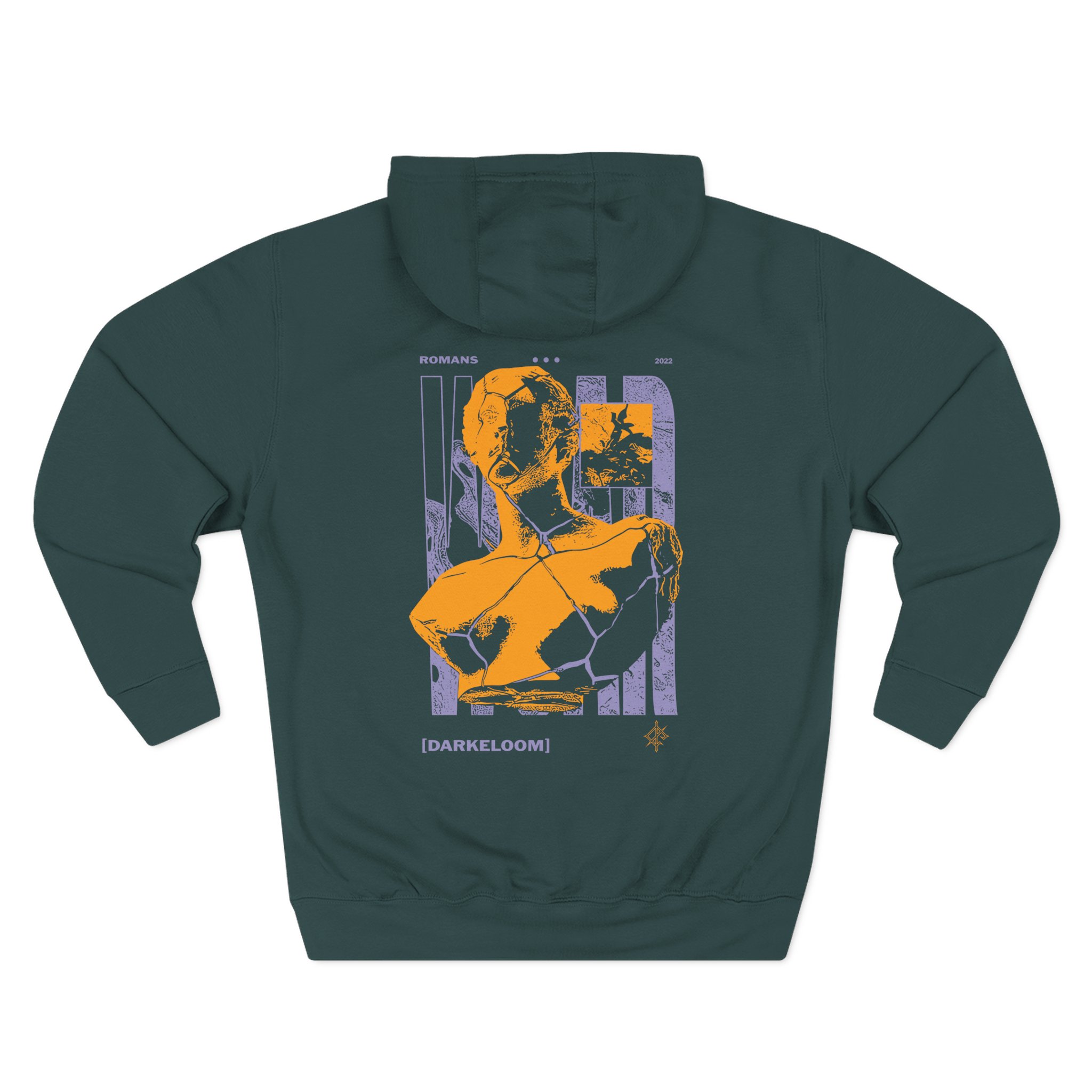 We Came as Romans Statue Three-Panel Fleece Hoodie - Image 10