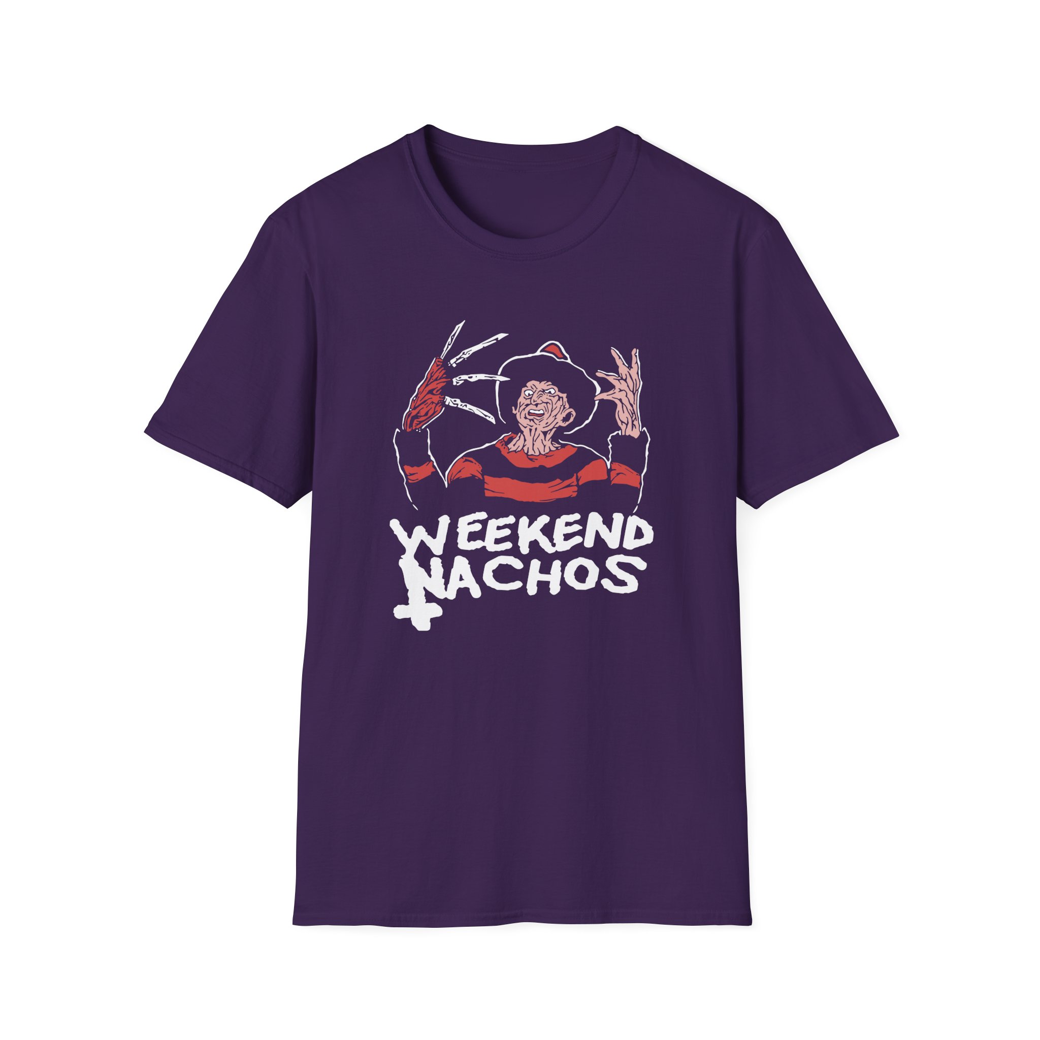 Weekend Nachos Freddy Unisex Softstyle T-Shirt - Image 15