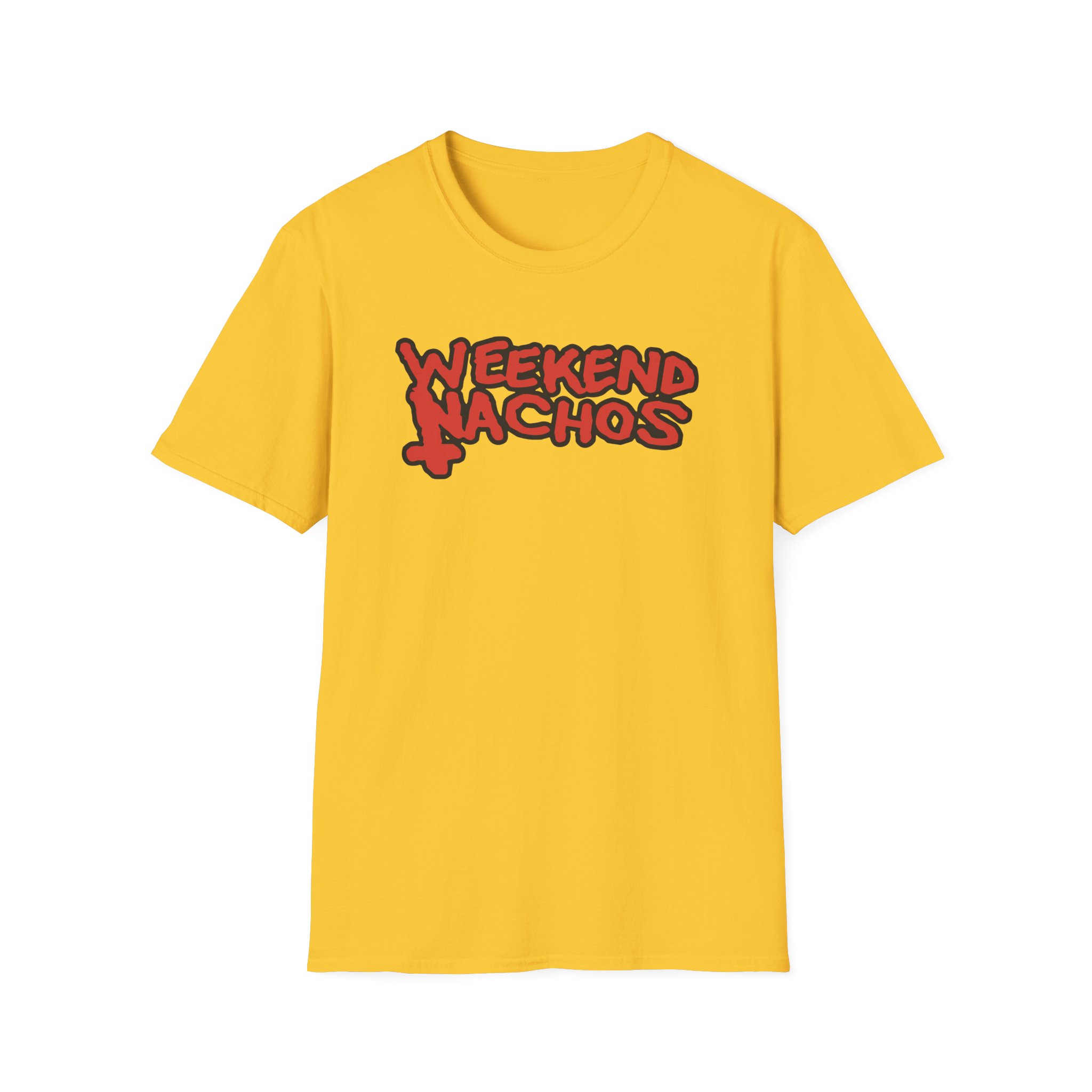 Weekend Nachos Christian Unisex Softstyle T-Shirt - Image 3