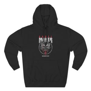 Angelmaker Battle Wolf Three-Panel Fleece Hoodie