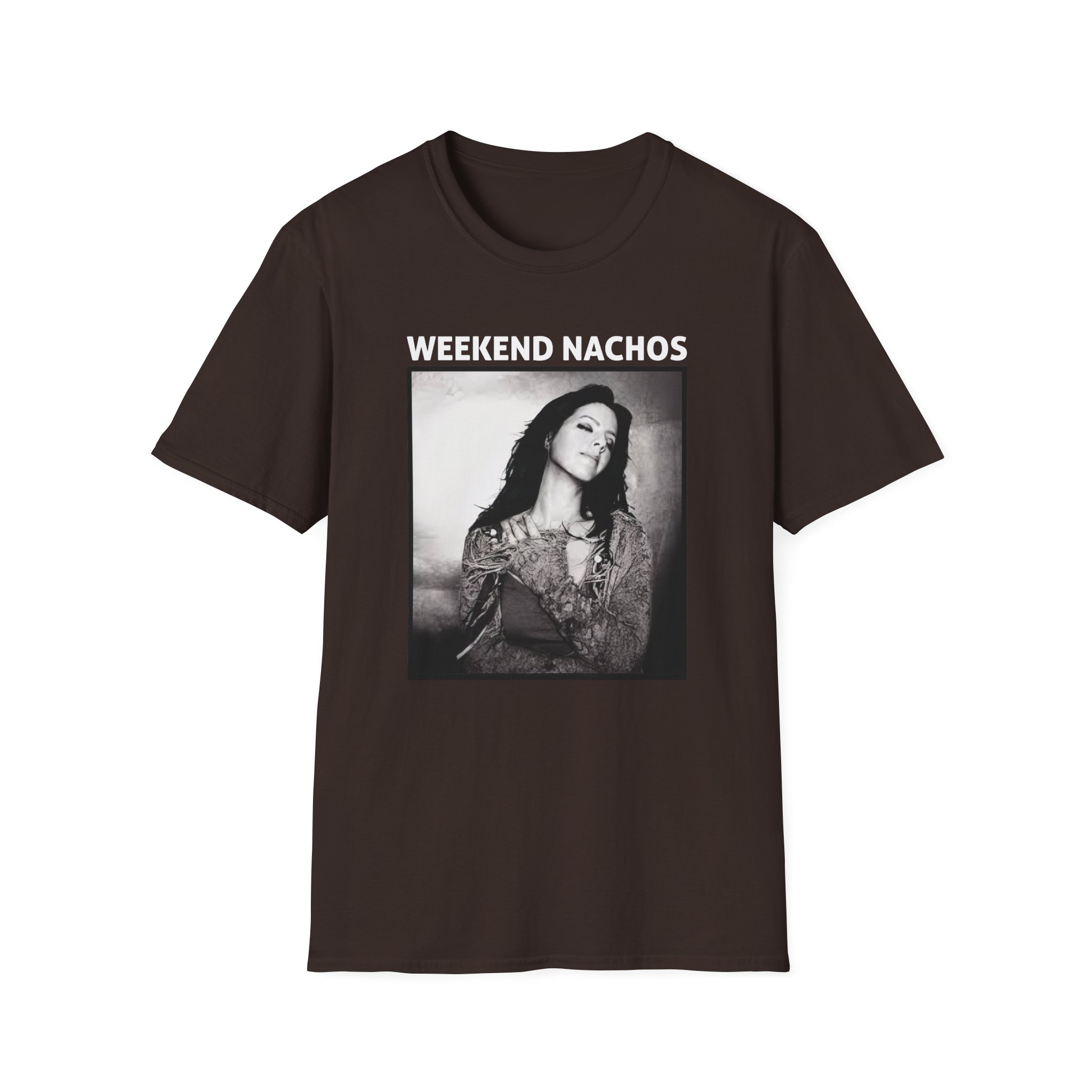 Weekend Nachos Sarah Unisex Softstyle T-Shirt - Image 3
