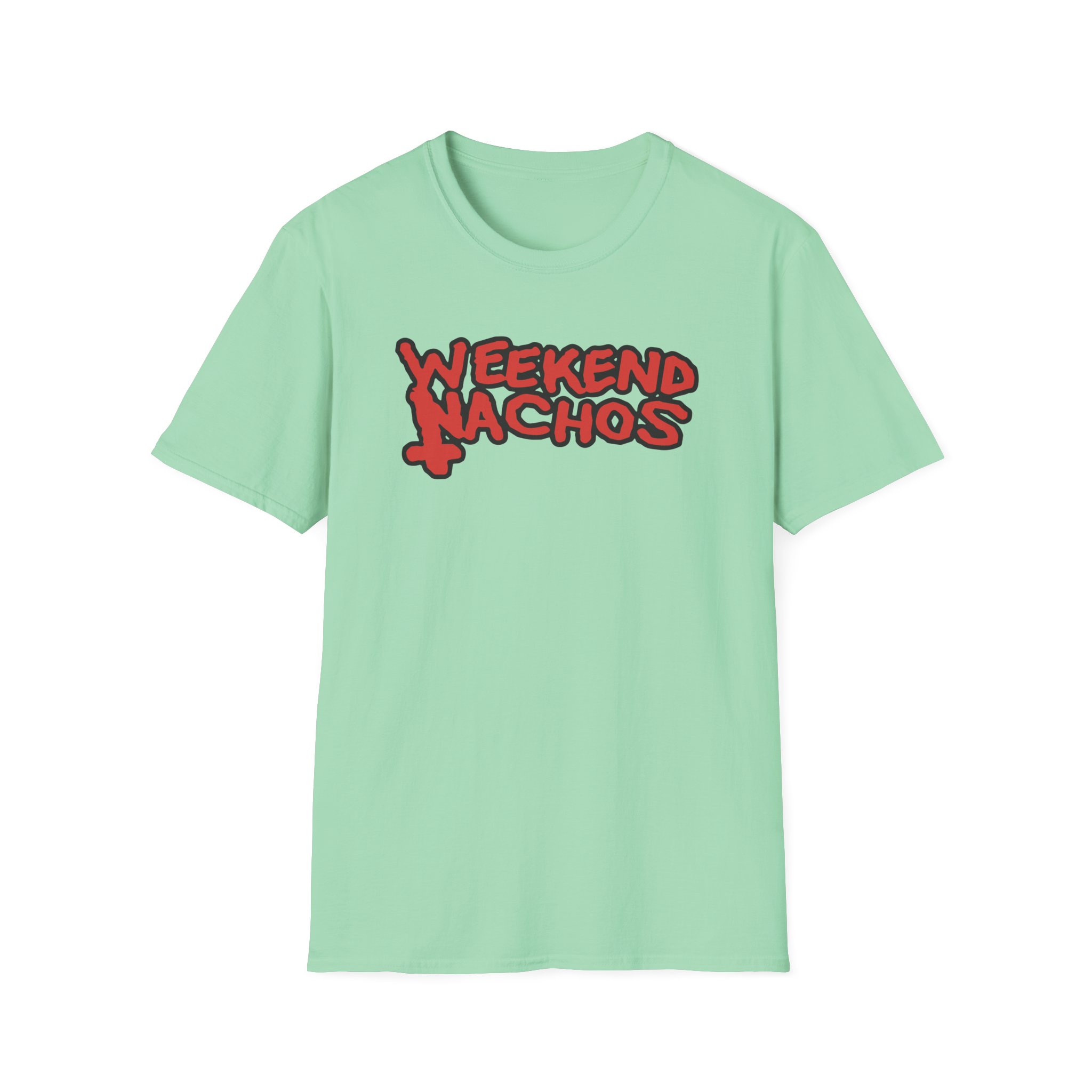 Weekend Nachos Christian Unisex Softstyle T-Shirt - Image 15