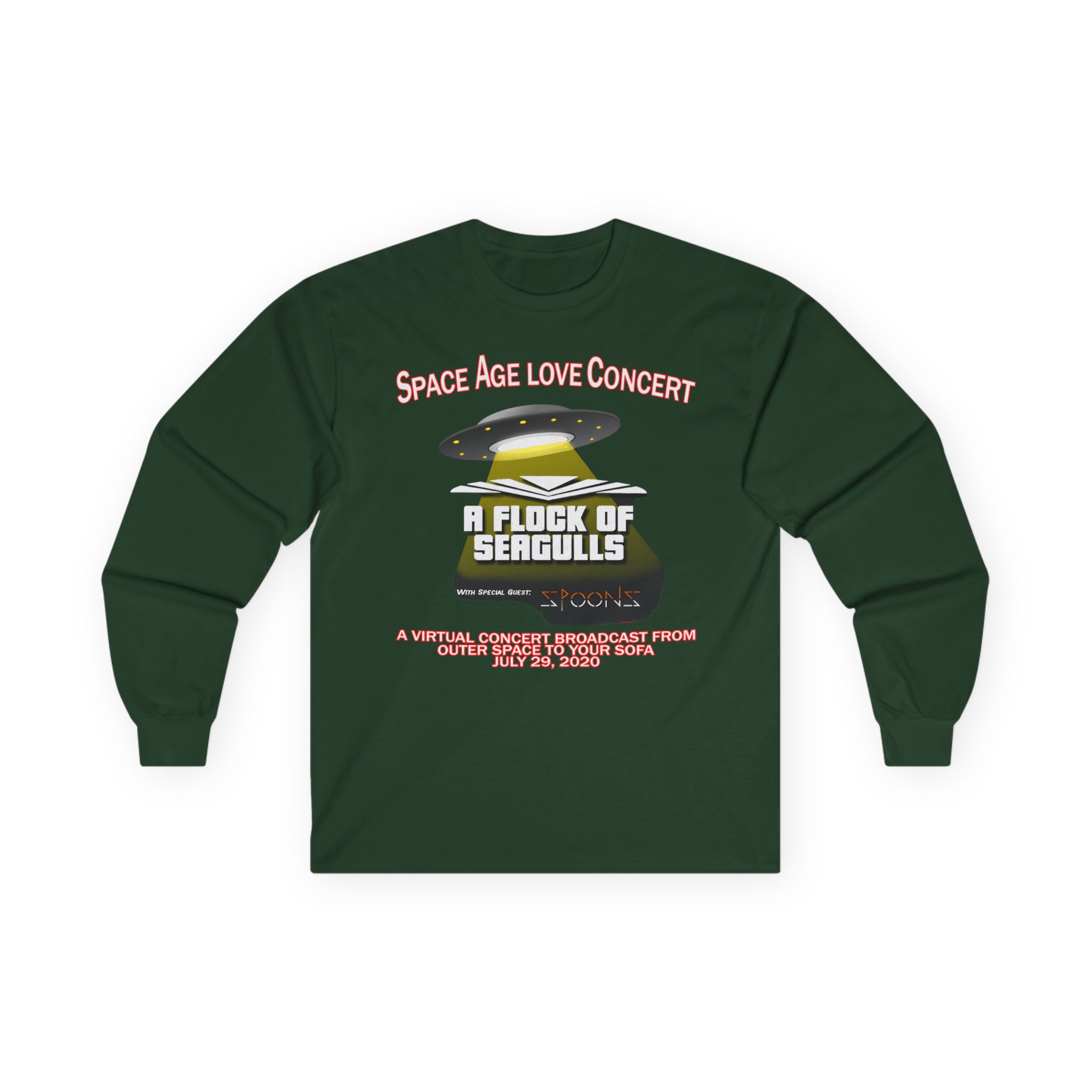 A Flock of Seagulls Space Age Love Concert Unisex Ultra Cotton Long Sleeve Tee - Image 5