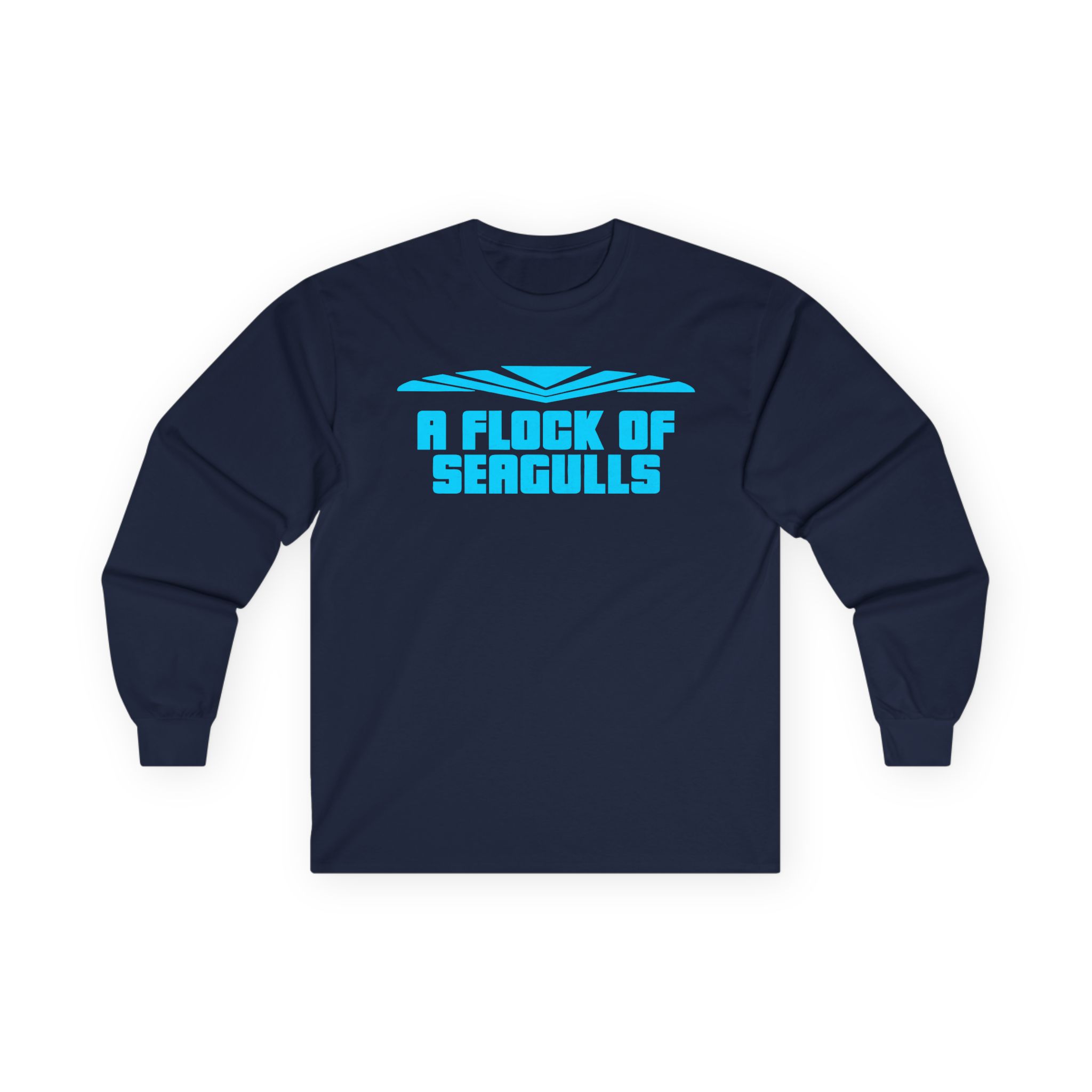 A Flock of Seagulls Logo Unisex Ultra Cotton Long Sleeve Tee - Image 9