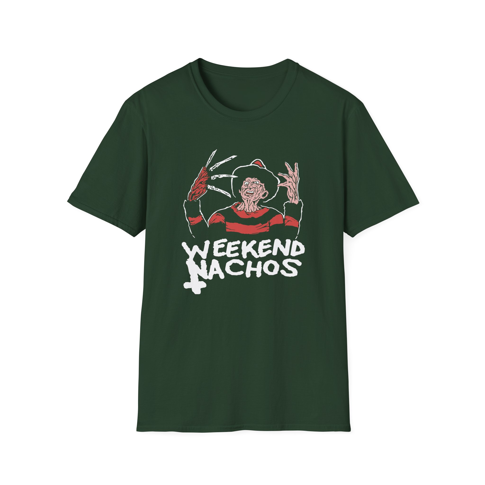 Weekend Nachos Freddy Unisex Softstyle T-Shirt - Image 5