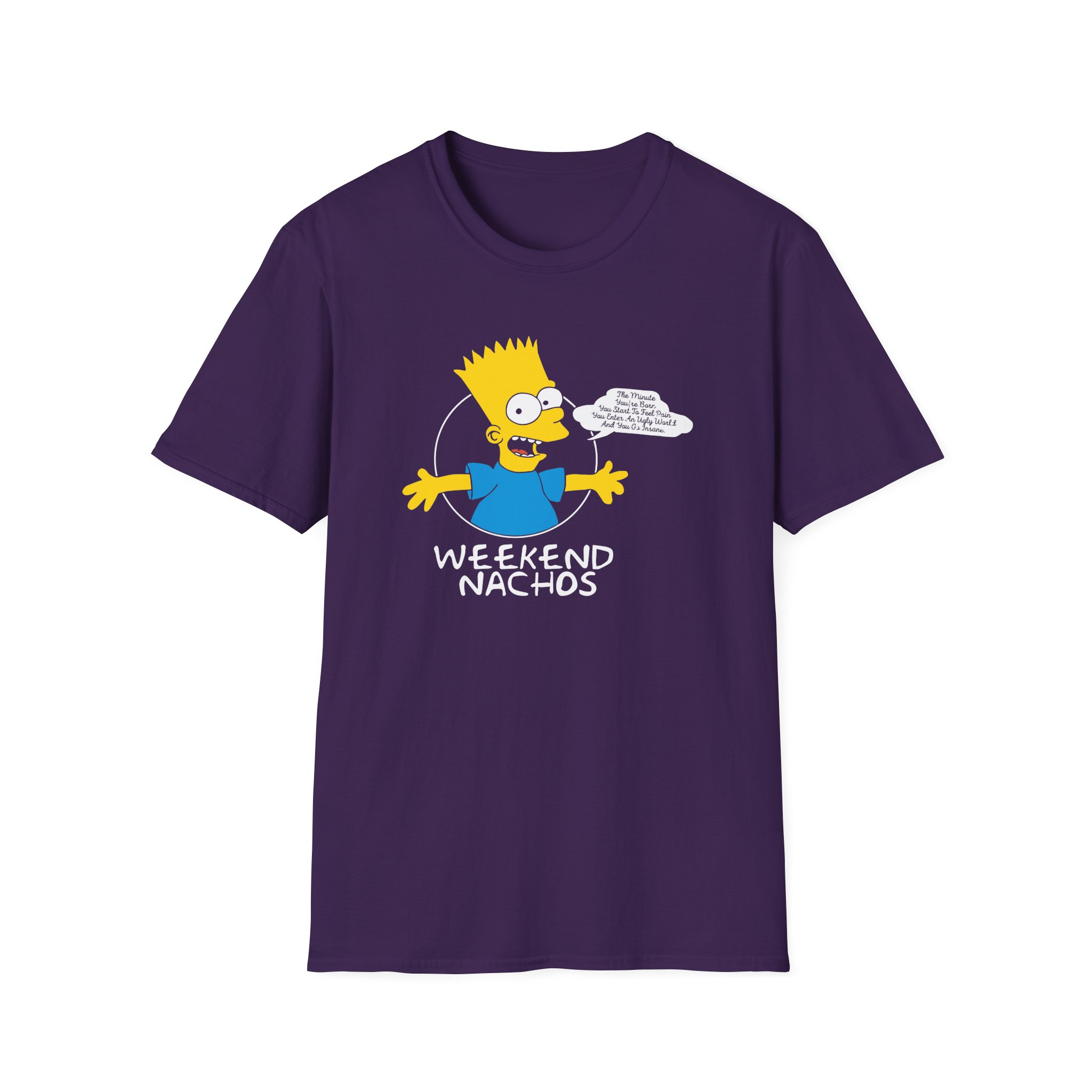 Weekend Nachos Unisex Softstyle T-Shirt - Image 17