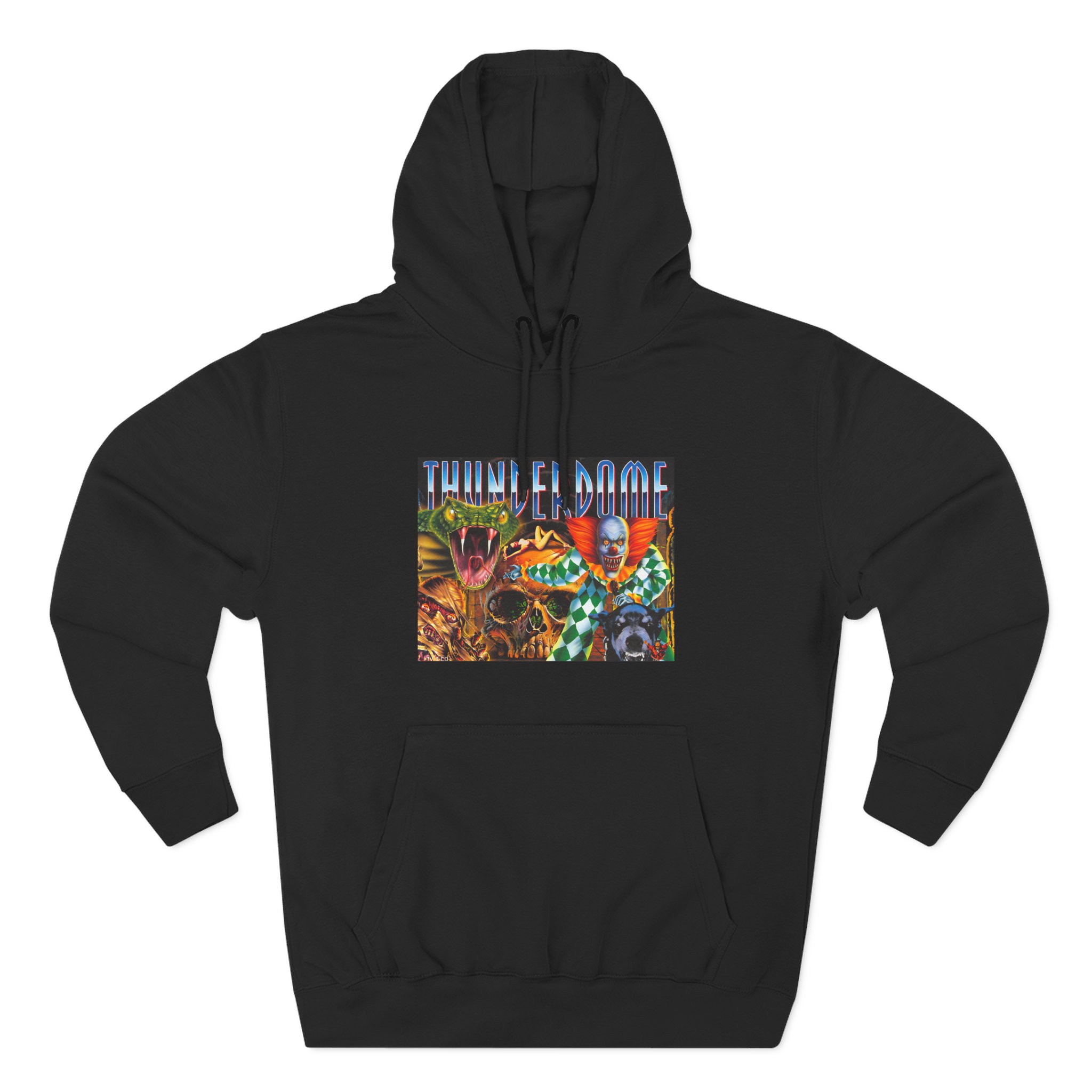 Thunderdome Hardcore Will Never Die Three-Panel Fleece Hoodie