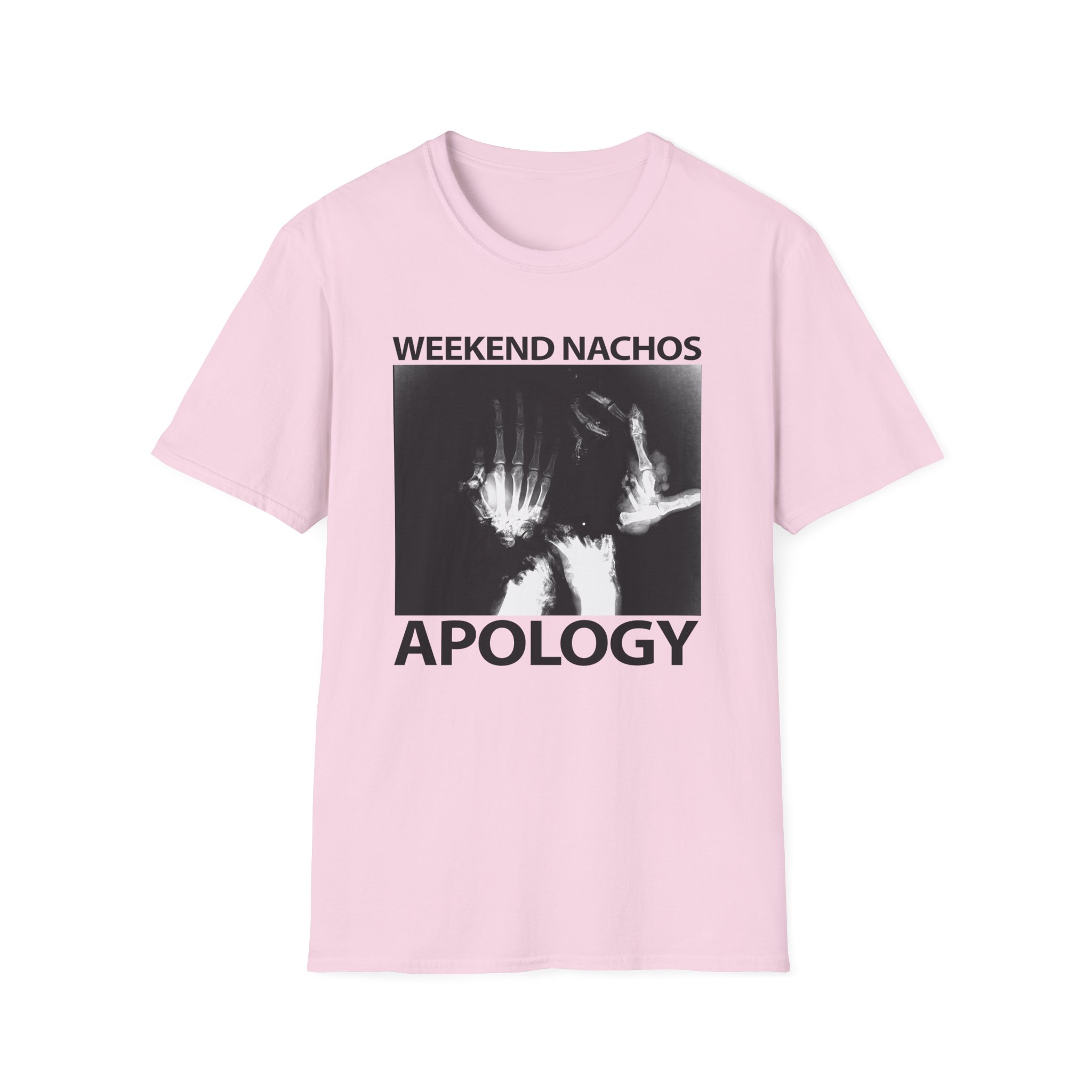 Weekend Nachos Apology Unisex Softstyle T-Shirt - Image 25