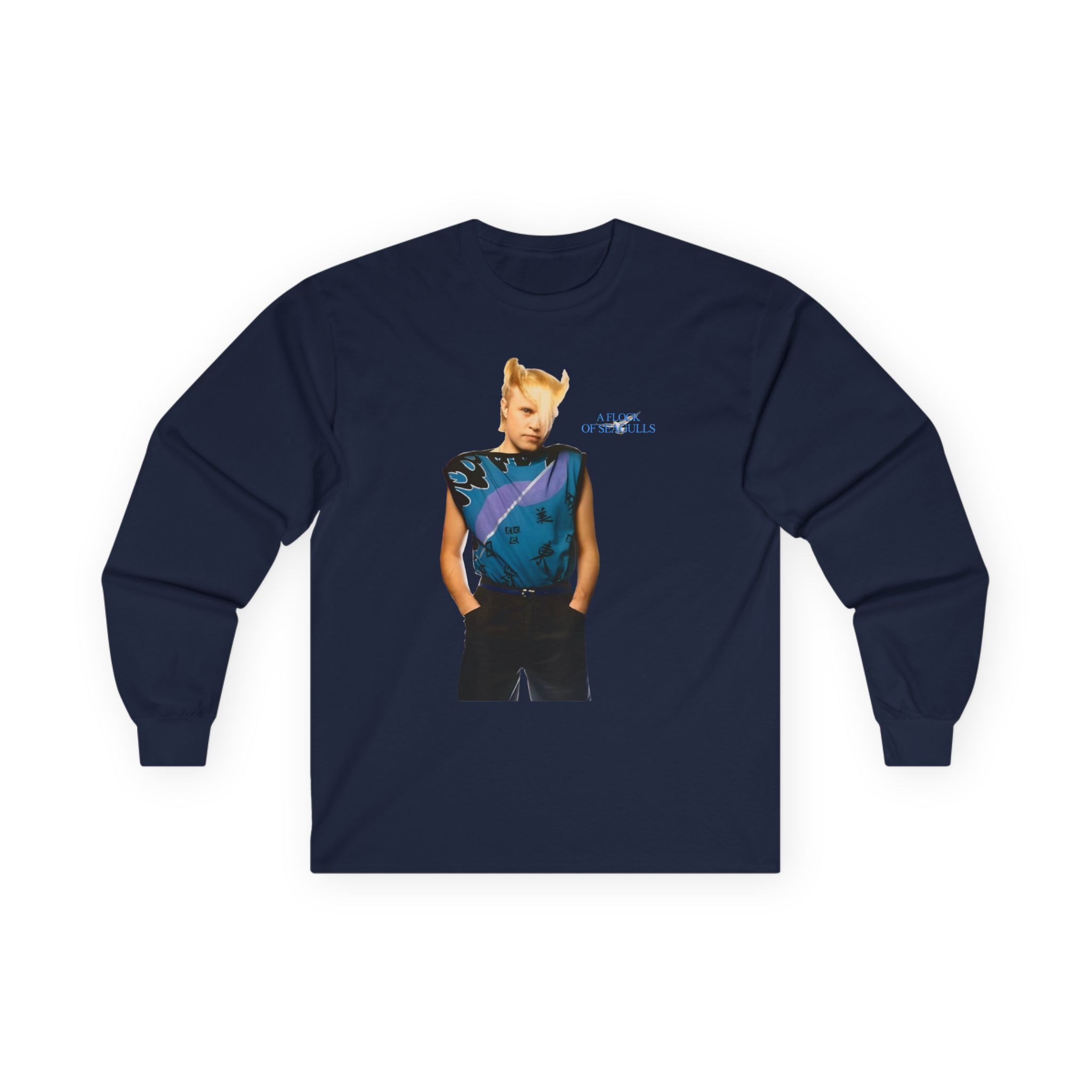 A Flock of Seagulls Mike Score Unisex Ultra Cotton Long Sleeve Tee - Image 7