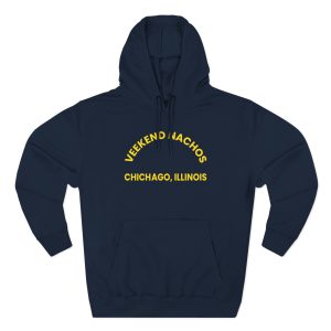 Weekend Nachos Watch You Suffer Three-Panel Fleece Hoodie