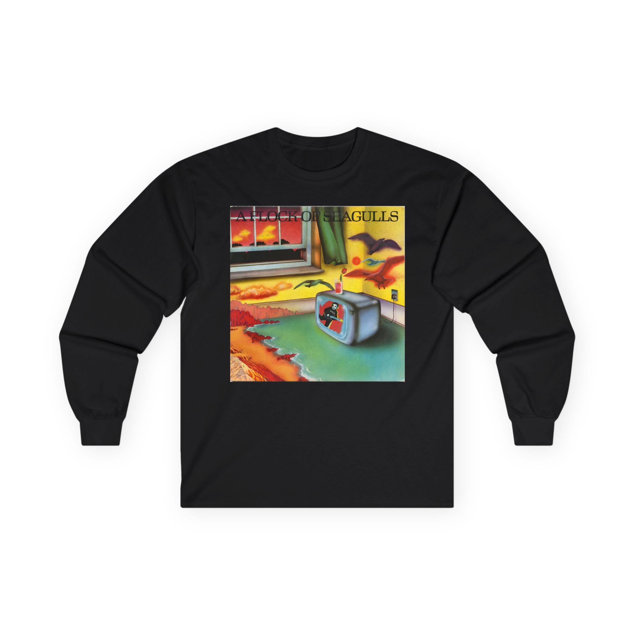 A Flock of Seagulls Original Album Cover Unisex Ultra Cotton Long Sleeve Tee