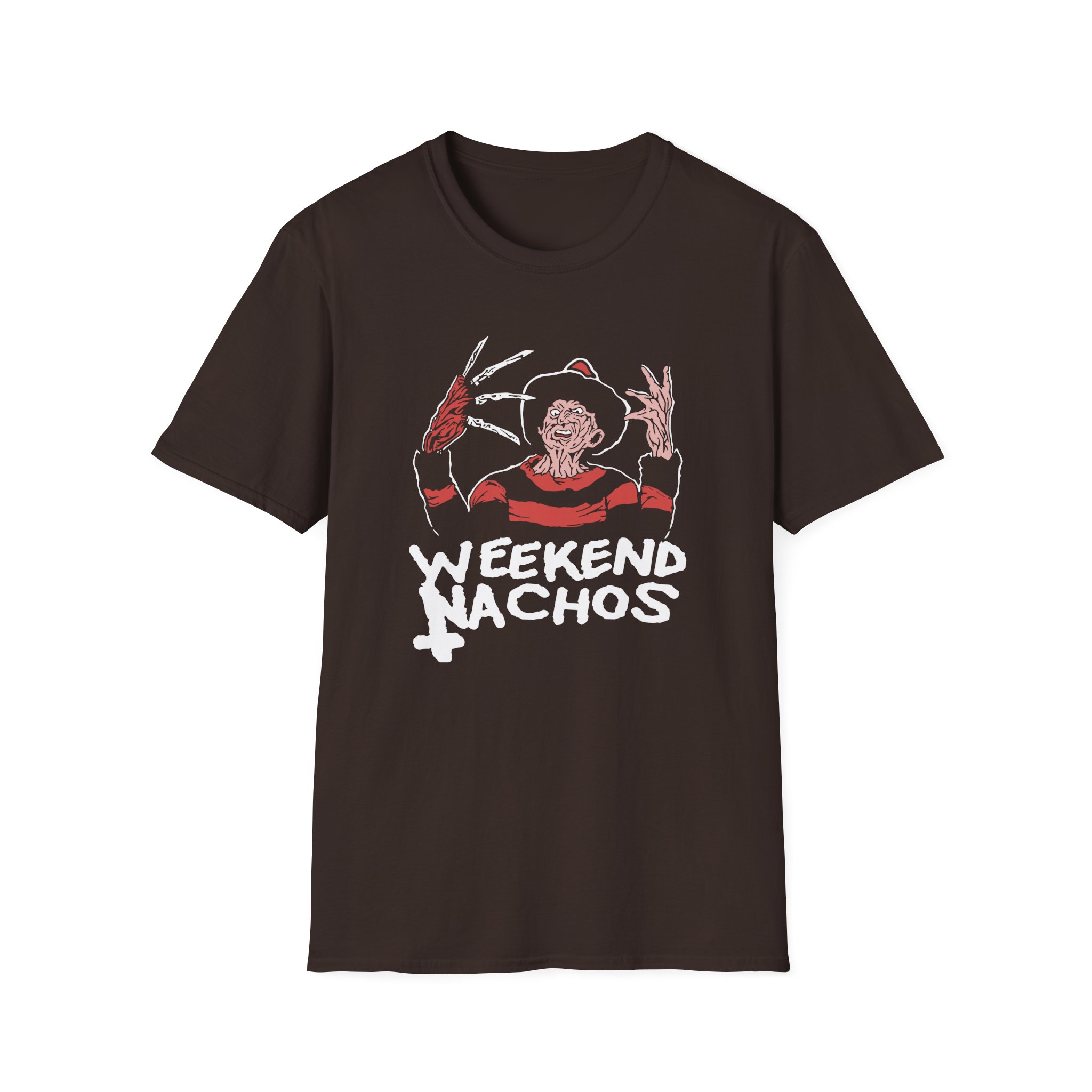 Weekend Nachos Freddy Unisex Softstyle T-Shirt - Image 3