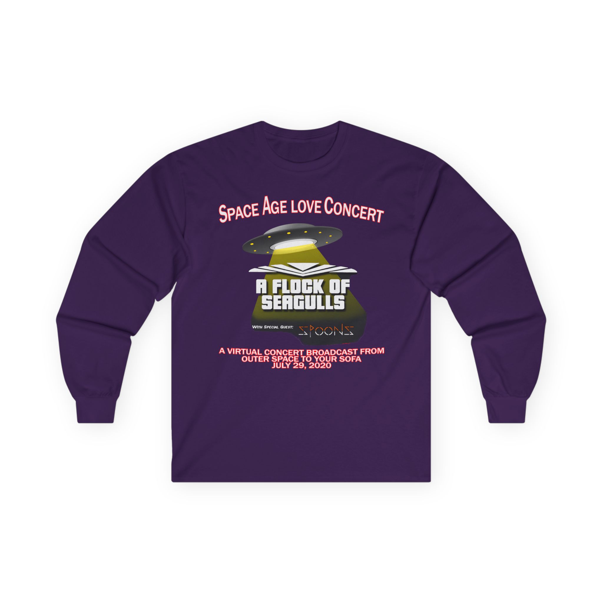 A Flock of Seagulls Space Age Love Concert Unisex Ultra Cotton Long Sleeve Tee - Image 9