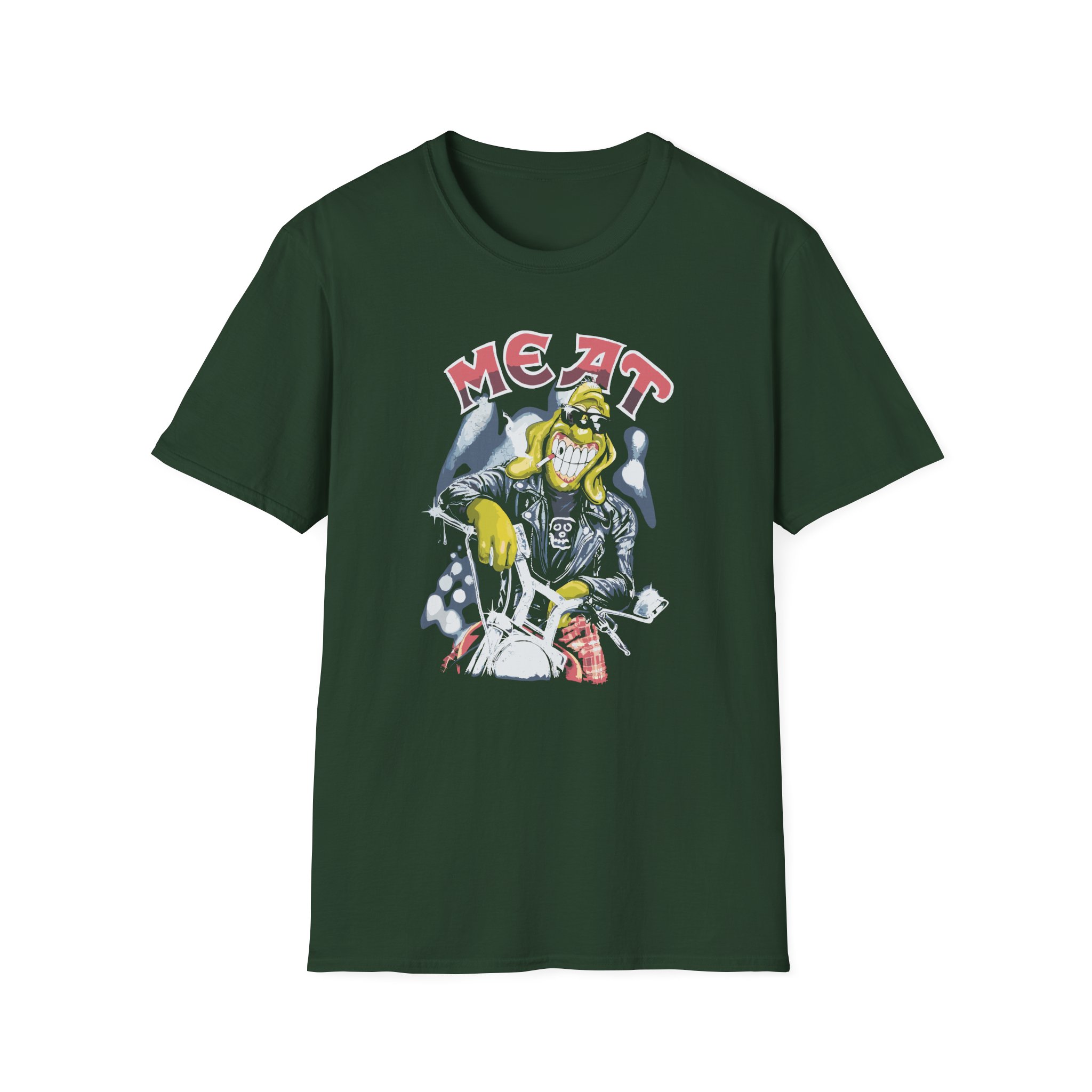 Papa Meat Unisex Softstyle T-Shirt - Image 7