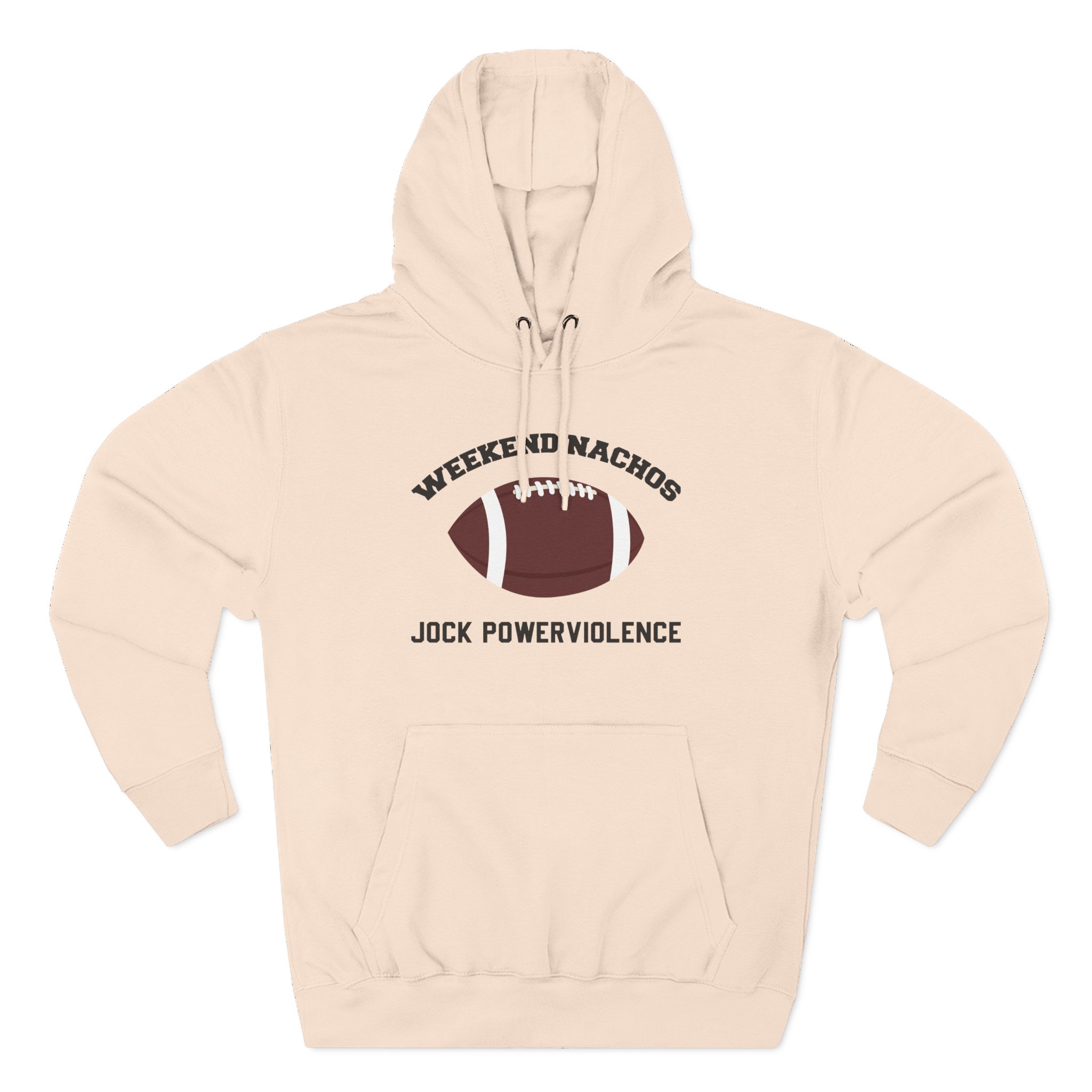 Weekend Nachos Jock Three-Panel Fleece Hoodie - Image 7
