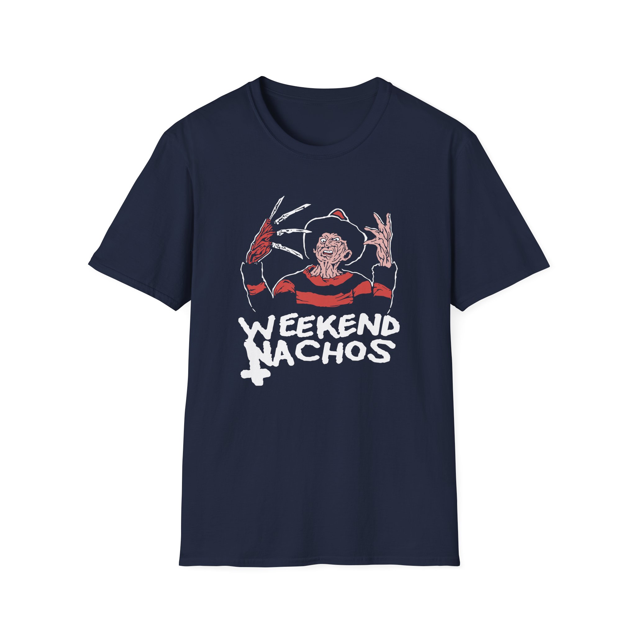 Weekend Nachos Freddy Unisex Softstyle T-Shirt - Image 13