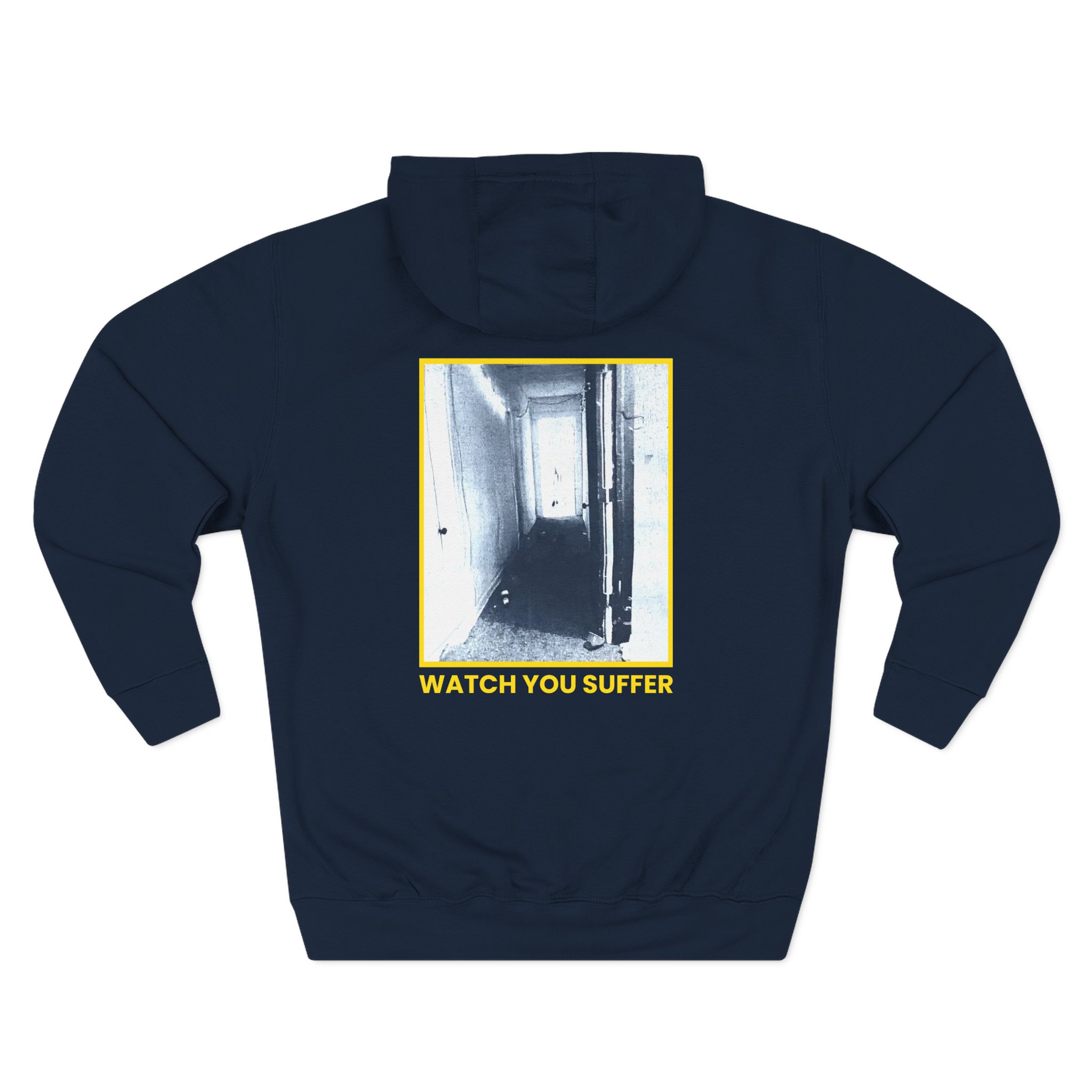 Weekend Nachos Watch You Suffer Three-Panel Fleece Hoodie - Image 2