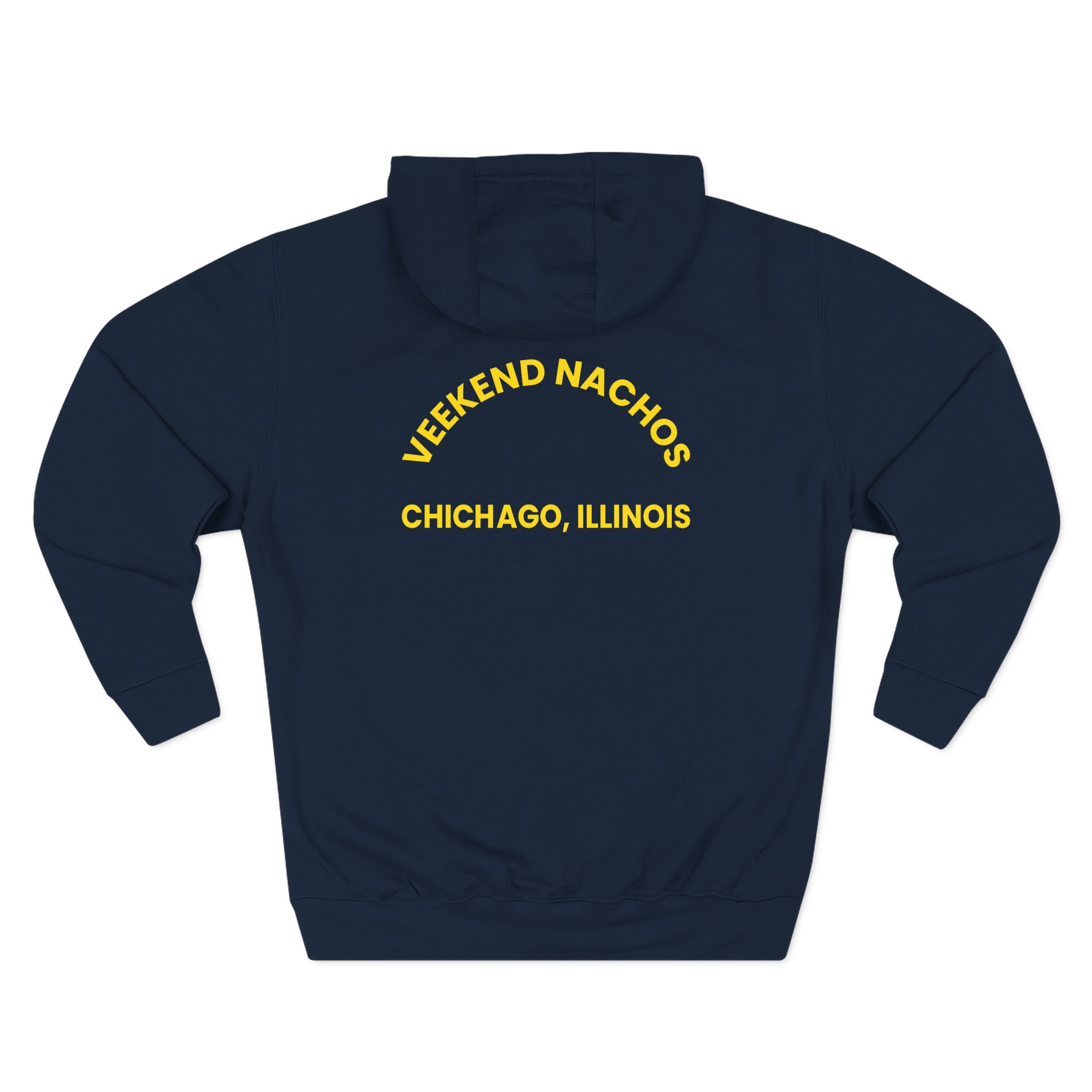 Weekend Nachos Three-Panel Fleece Hoodie - Image 8