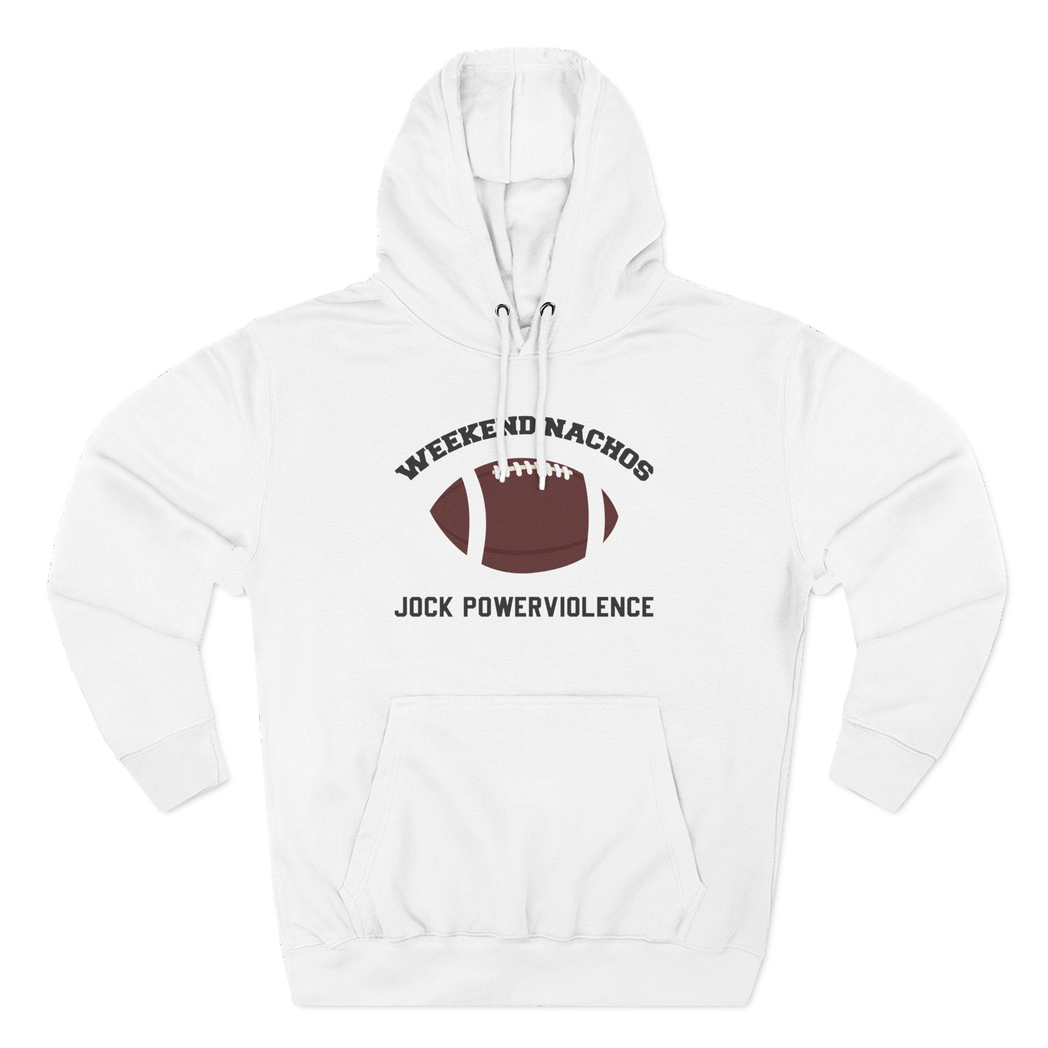 Weekend Nachos Jock Three-Panel Fleece Hoodie