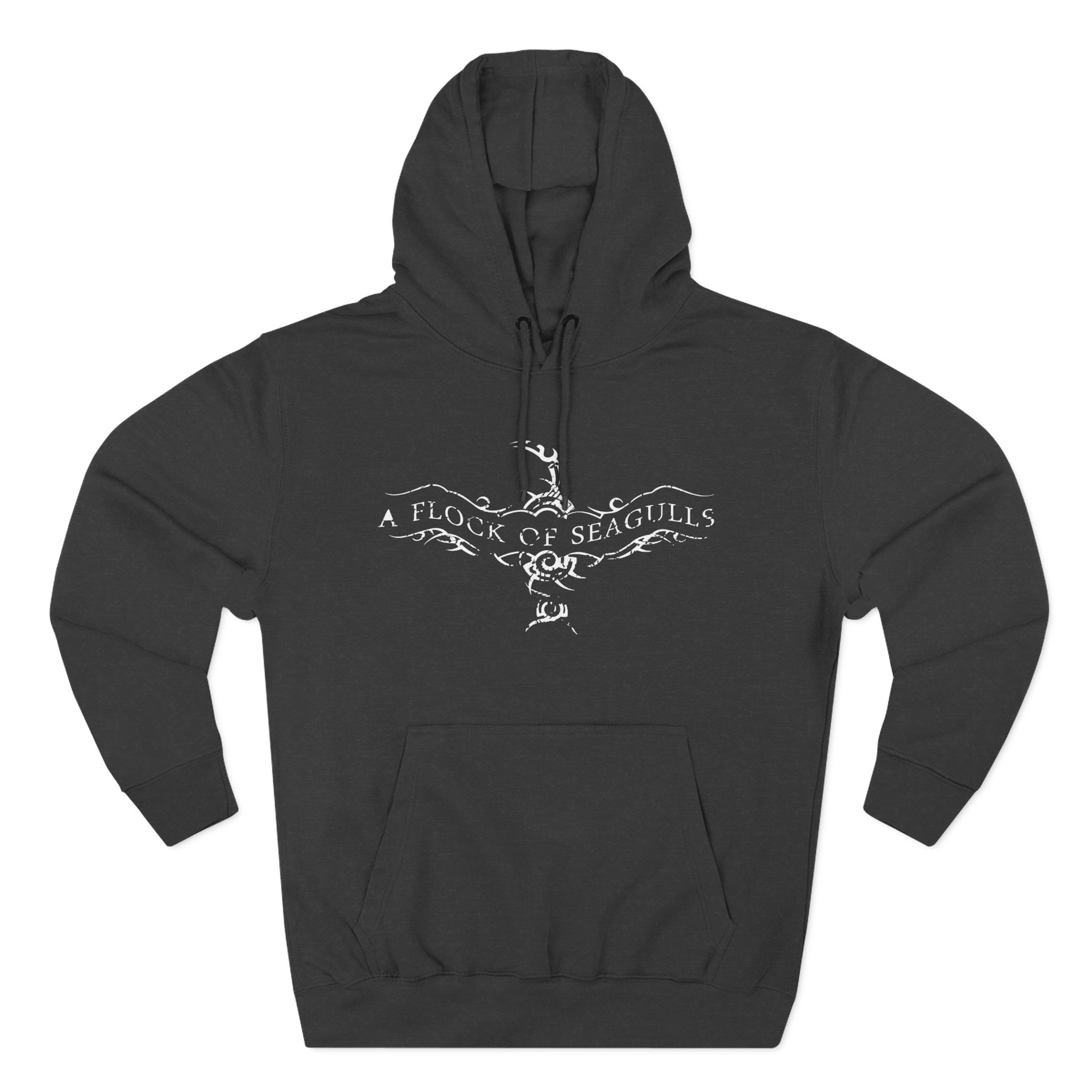 A Flock of Seagulls Logo Three-Panel Fleece Hoodie - Image 3