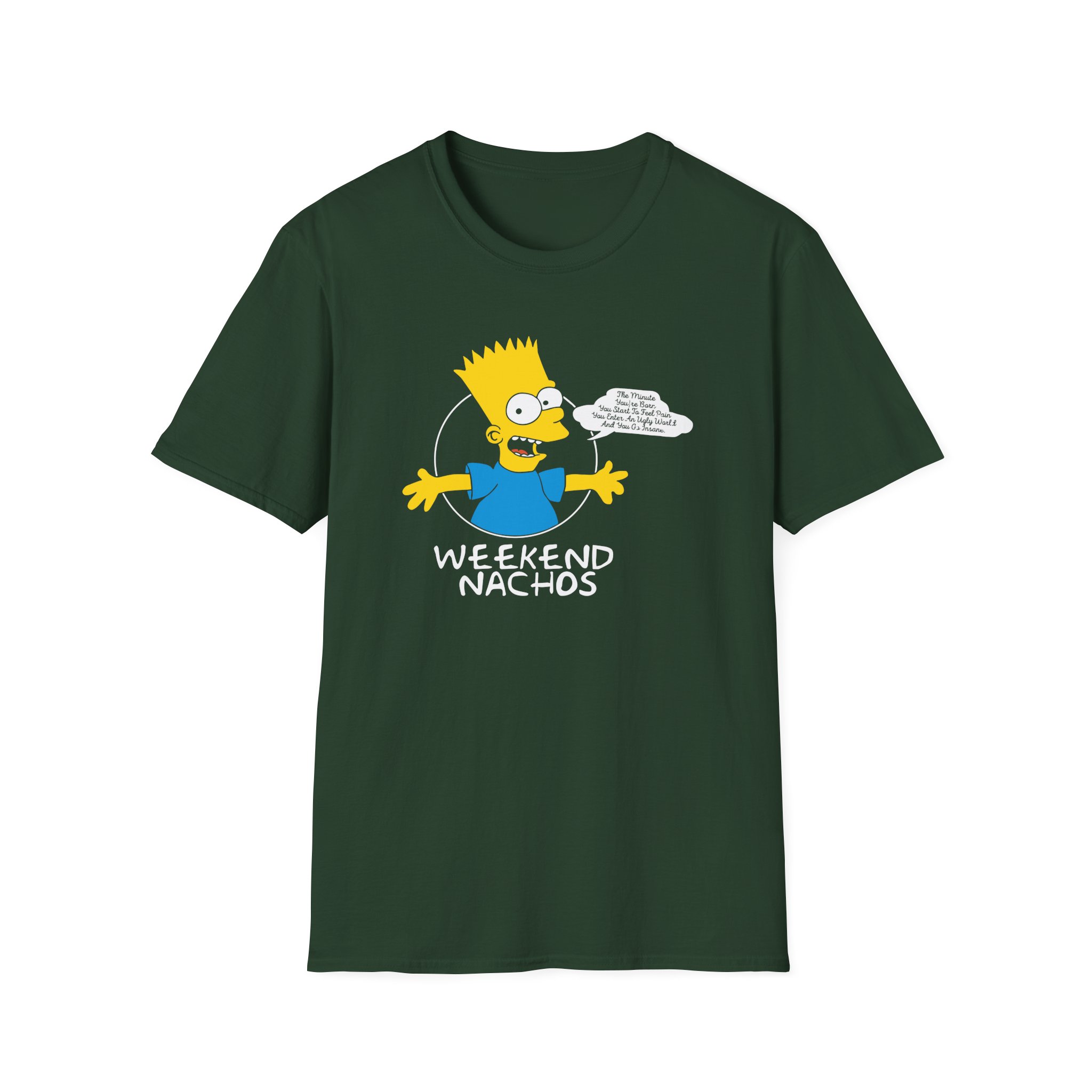Weekend Nachos Unisex Softstyle T-Shirt - Image 7