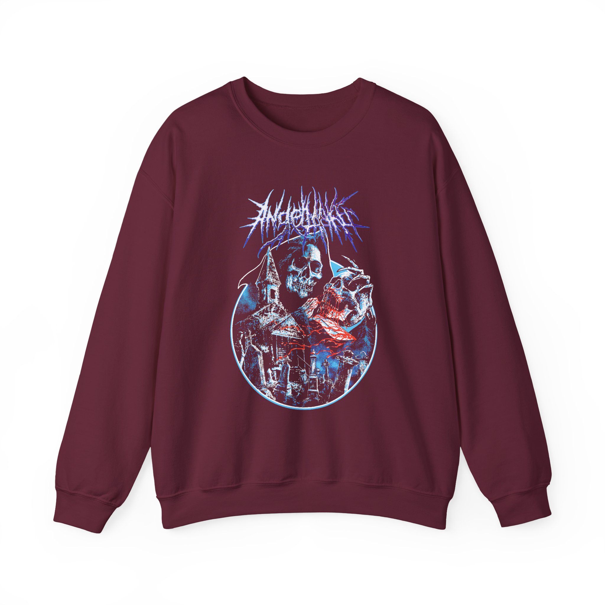 Angelmaker Angel Of Death Unisex Heavy Blend™ Crewneck Sweatshirt - Image 3