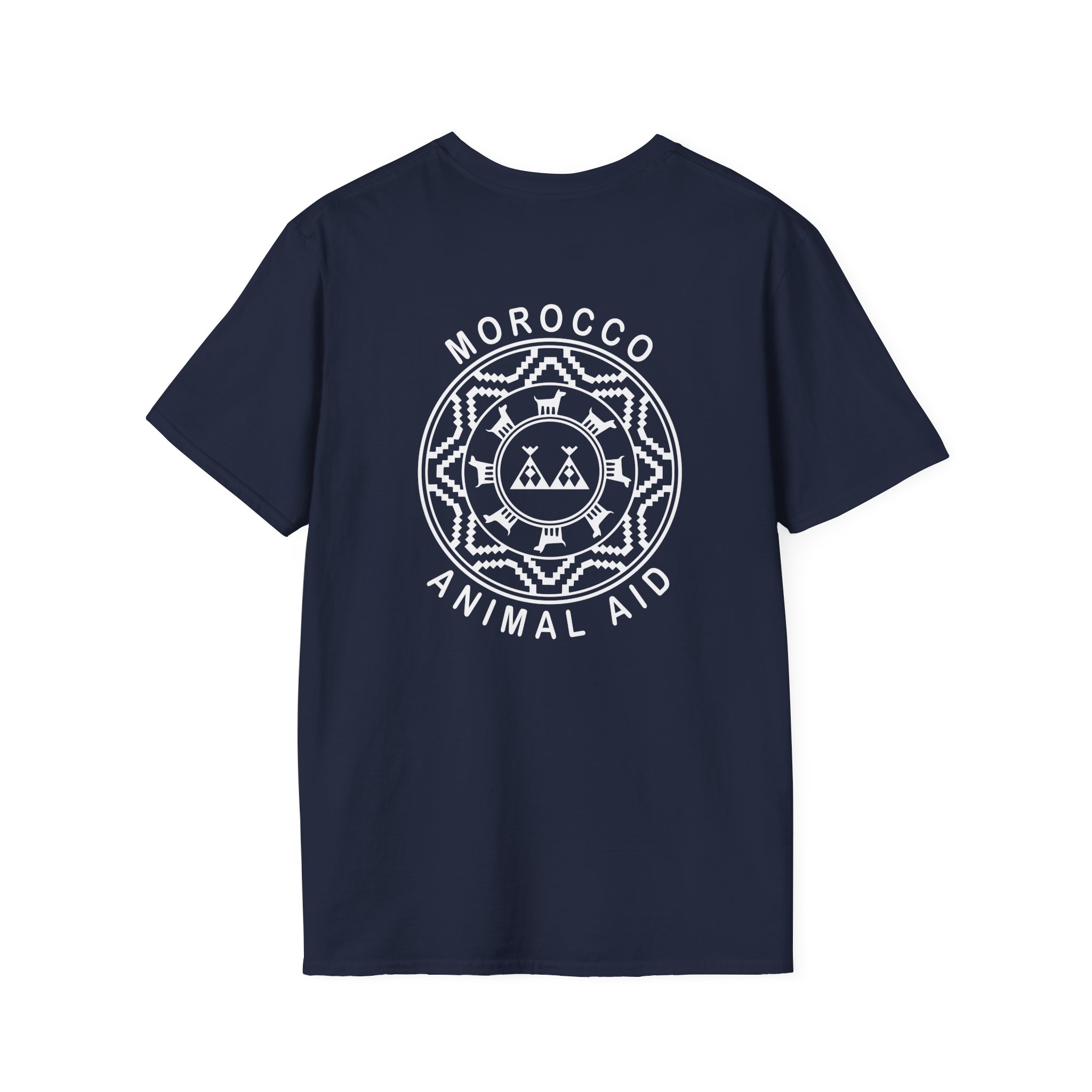 Kinging It Morocco Animal Aid Unisex Softstyle T-shirt - Image 18