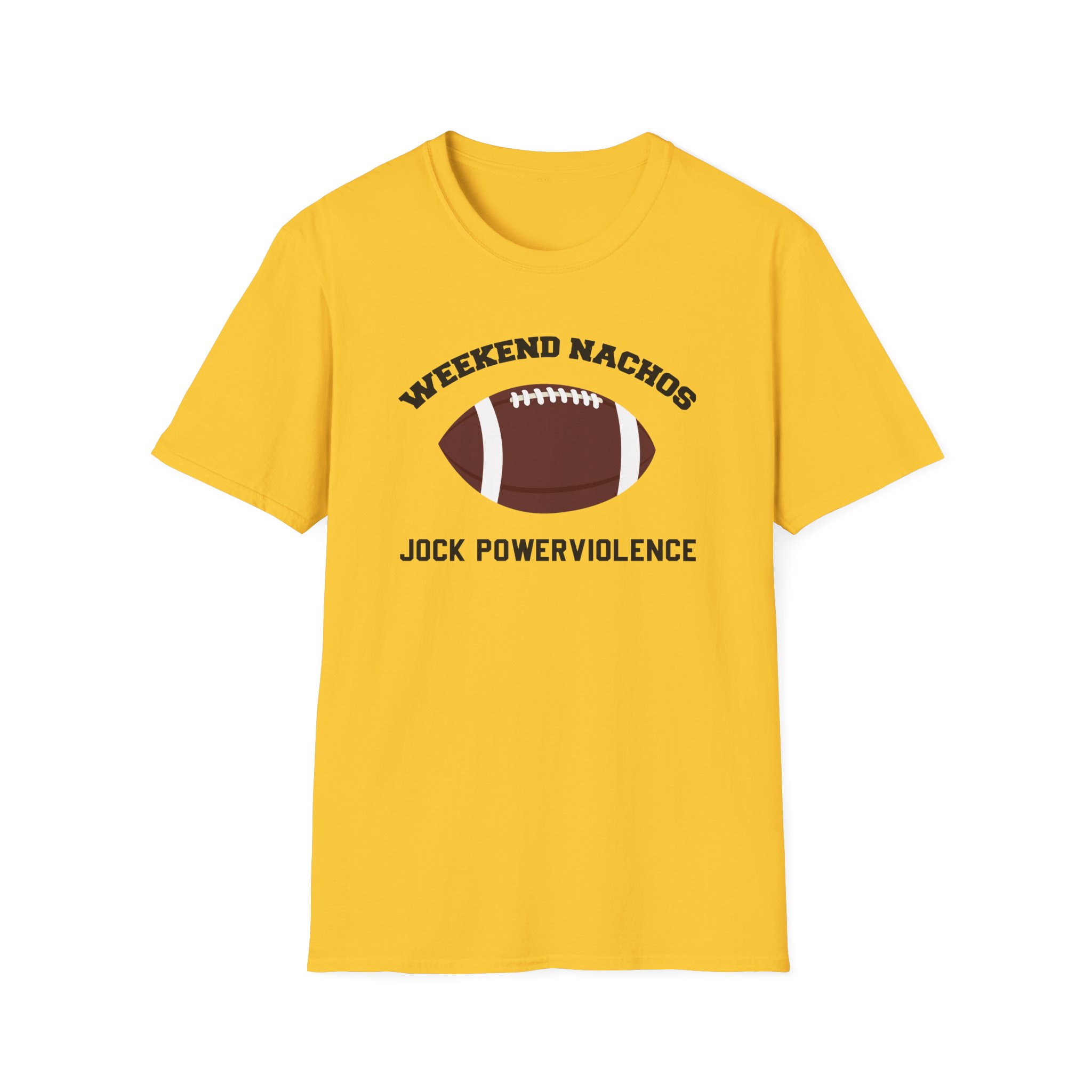 Weekend Nachos Jock Unisex Softstyle T-Shirt - Image 11