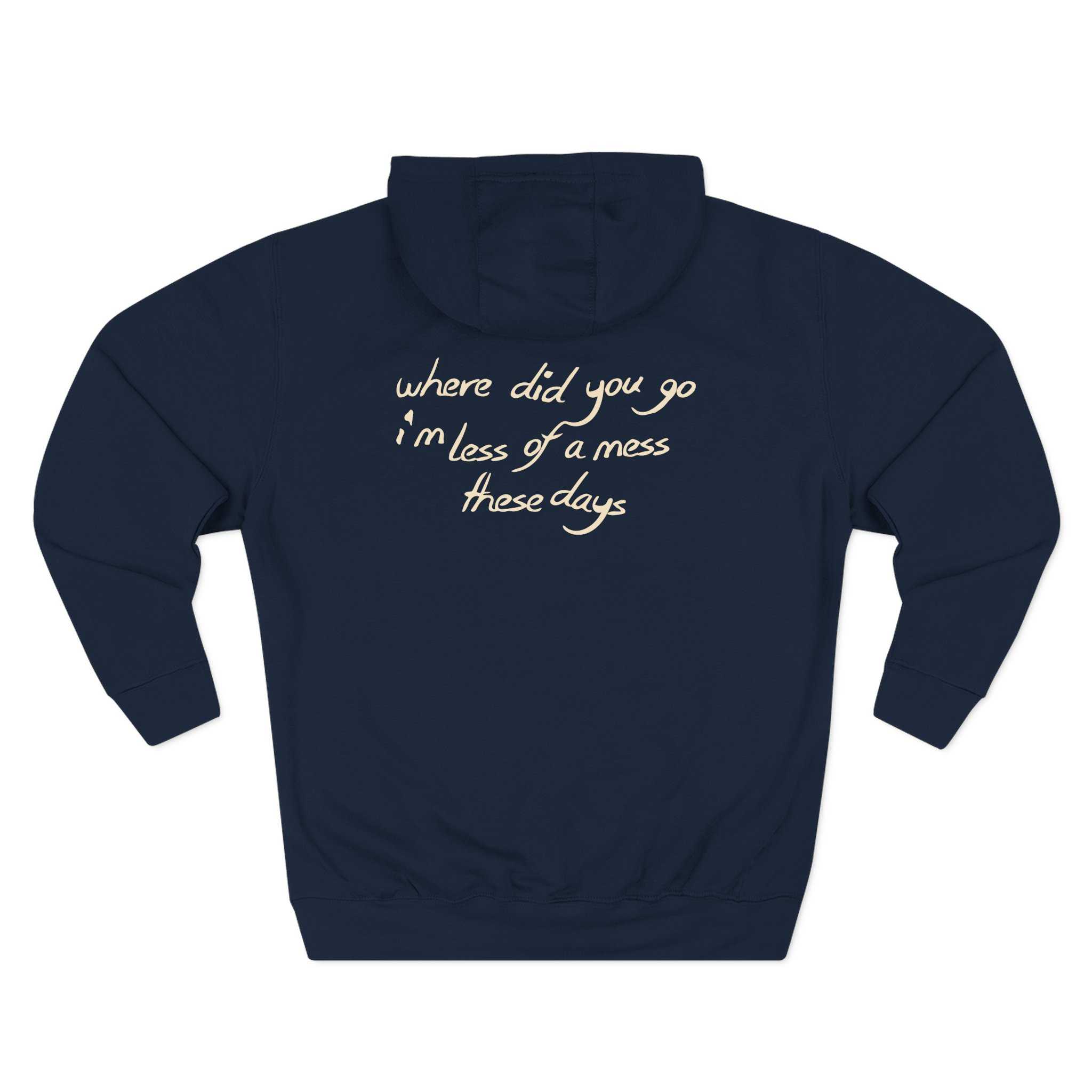 Blue October Where Did You Go Three-Panel Fleece Hoodie - Image 4