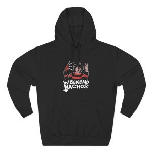 Weekend Nachos Freddy Three-Panel Fleece Hoodie