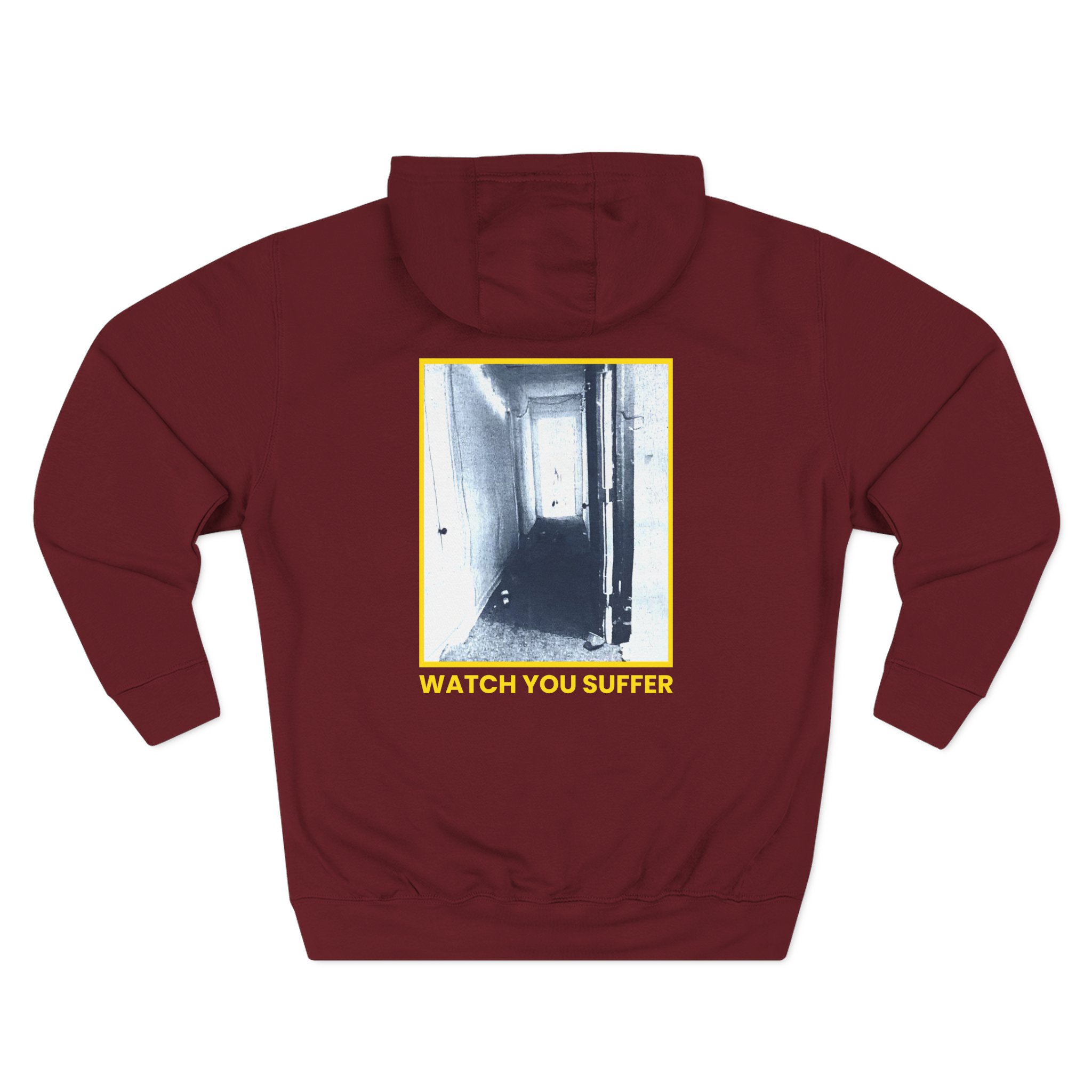 Weekend Nachos Watch You Suffer Three-Panel Fleece Hoodie - Image 10