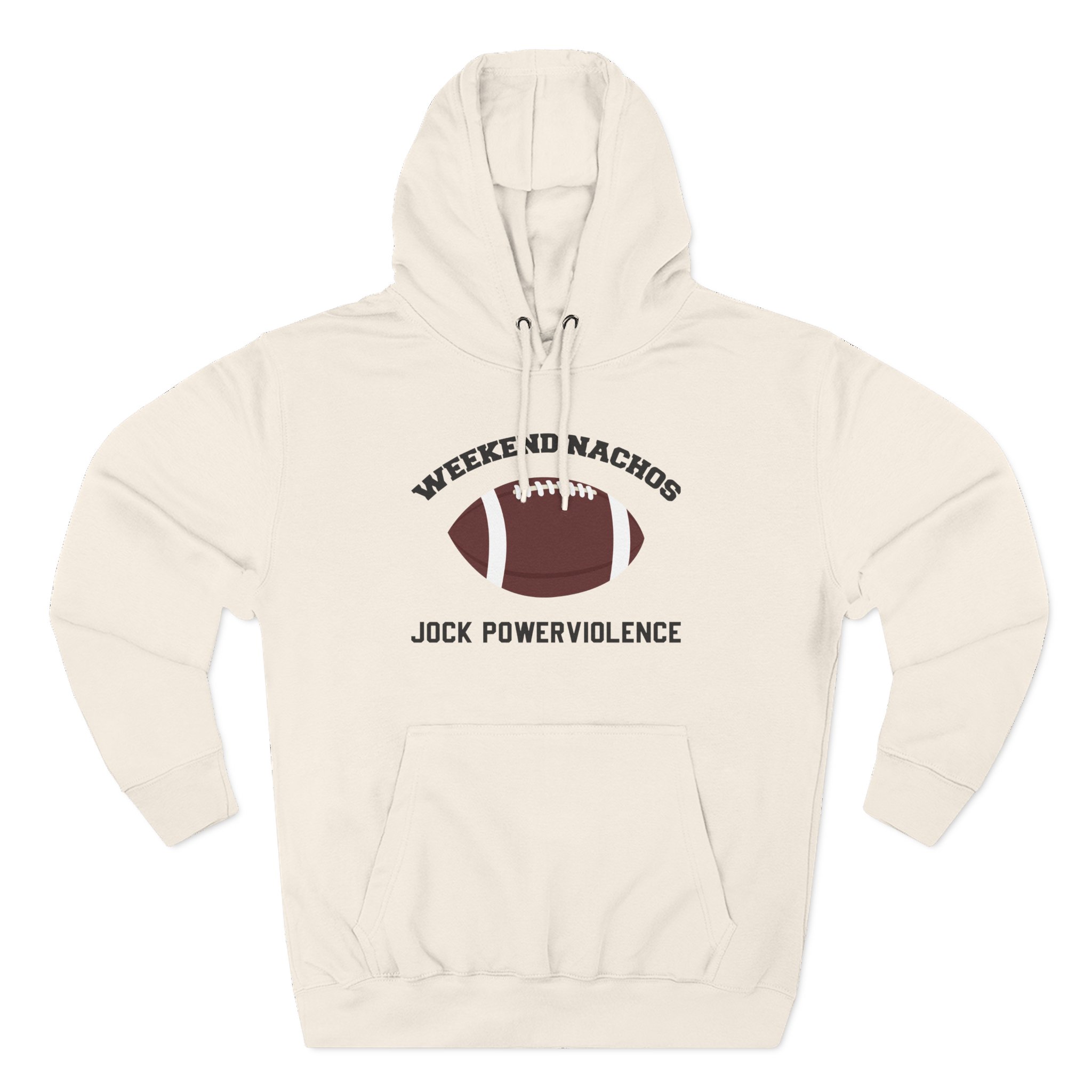 Weekend Nachos Jock Three-Panel Fleece Hoodie - Image 5