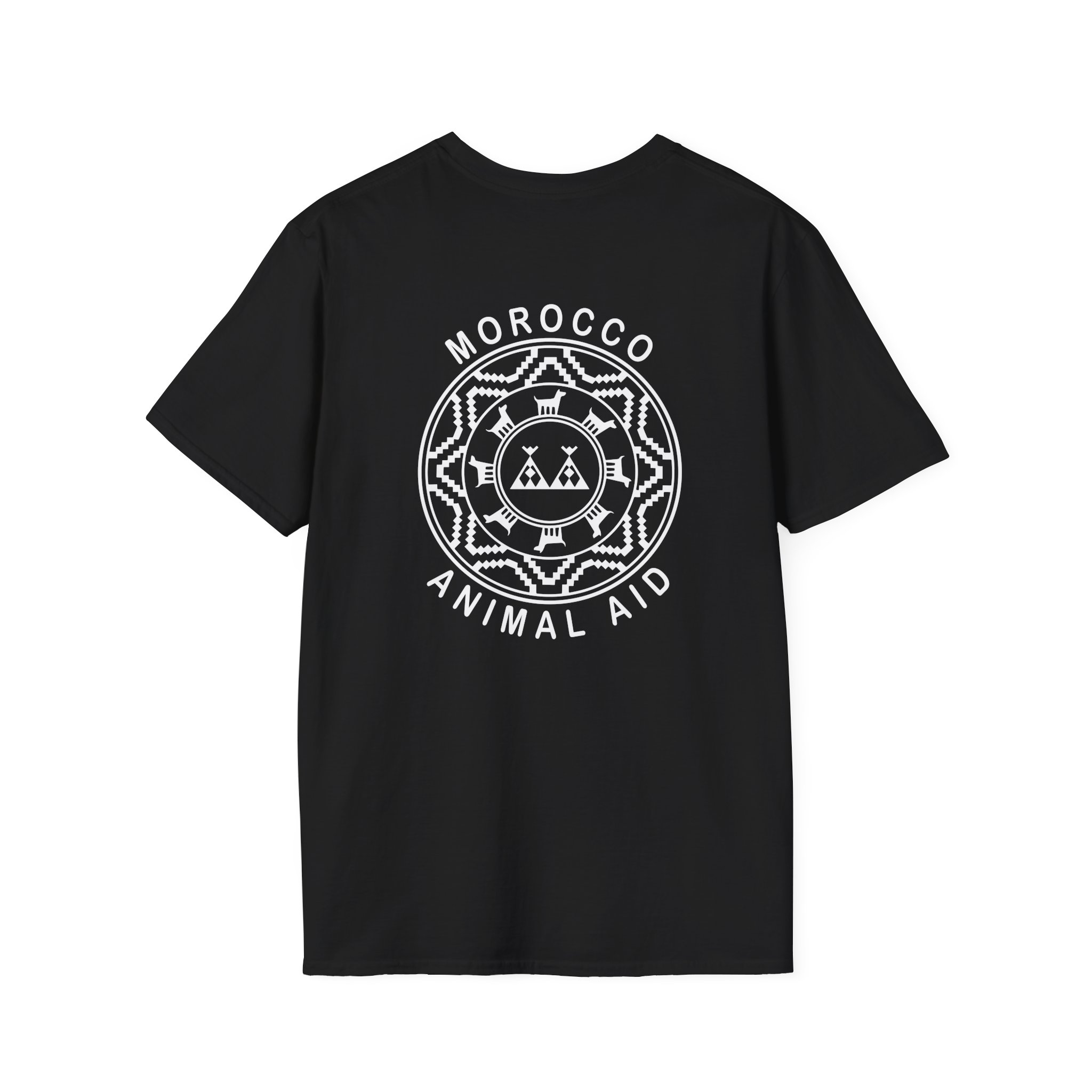 Kinging It Morocco Animal Aid Unisex Softstyle T-shirt - Image 2