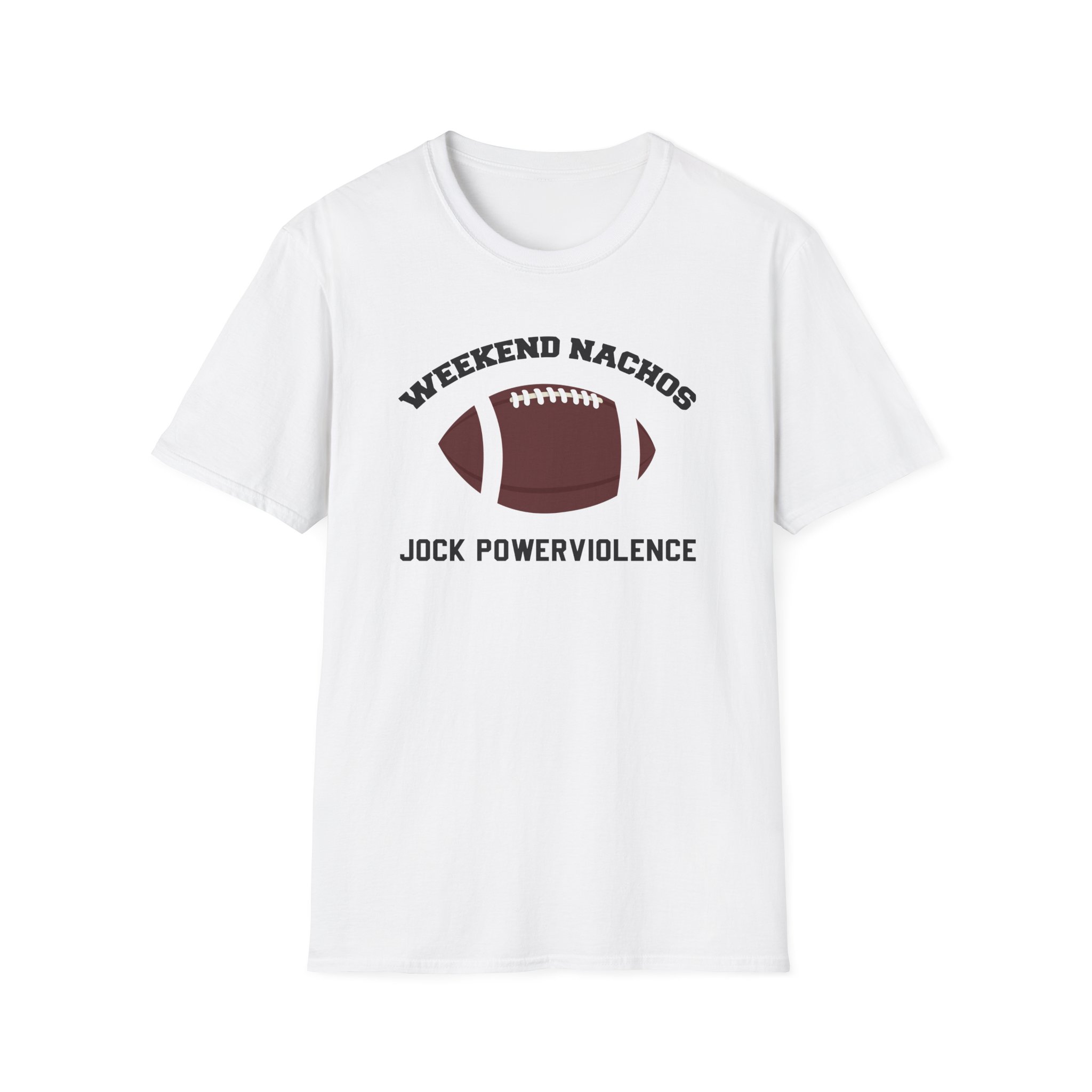Weekend Nachos Jock Unisex Softstyle T-Shirt - Image 3