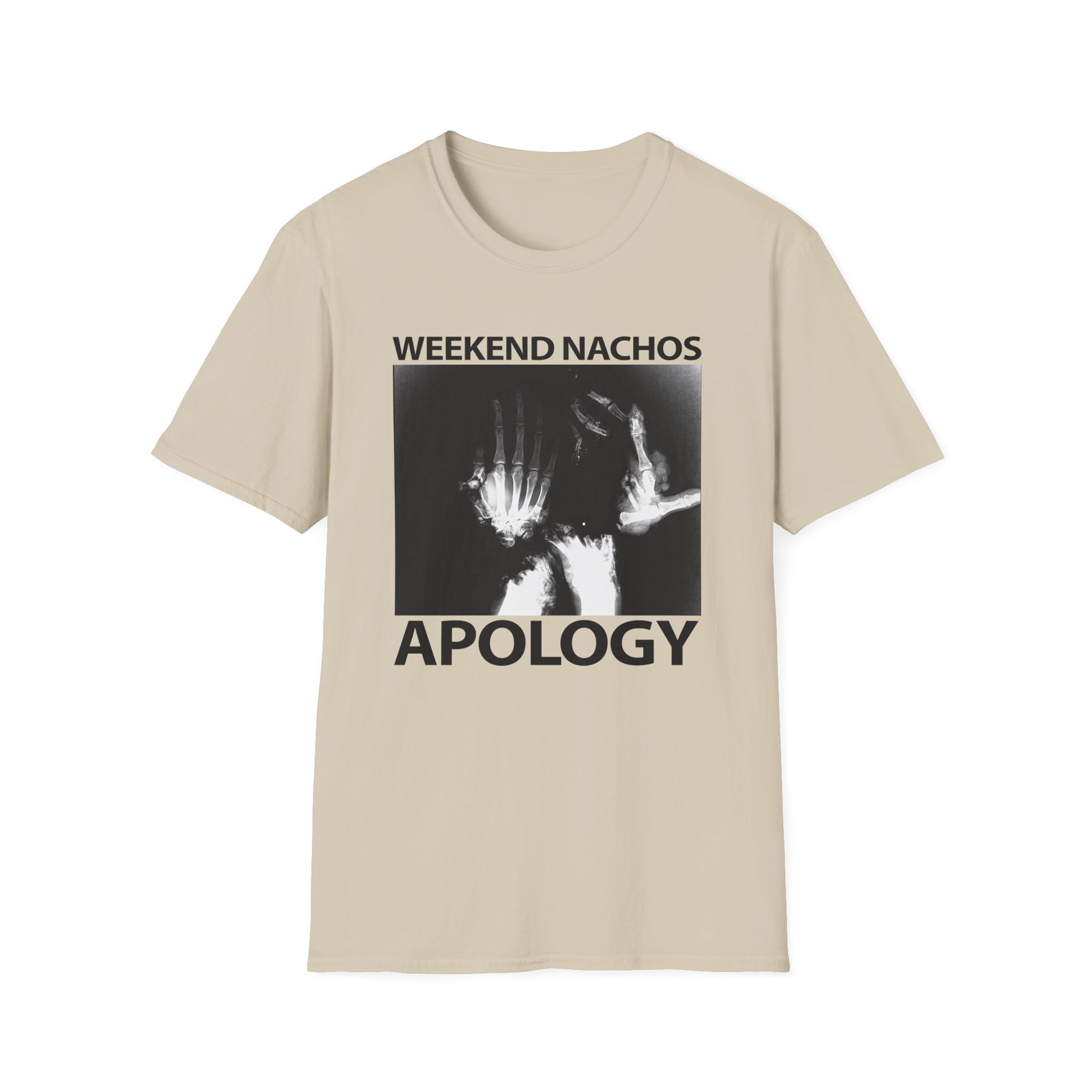 Weekend Nachos Apology Unisex Softstyle T-Shirt - Image 5