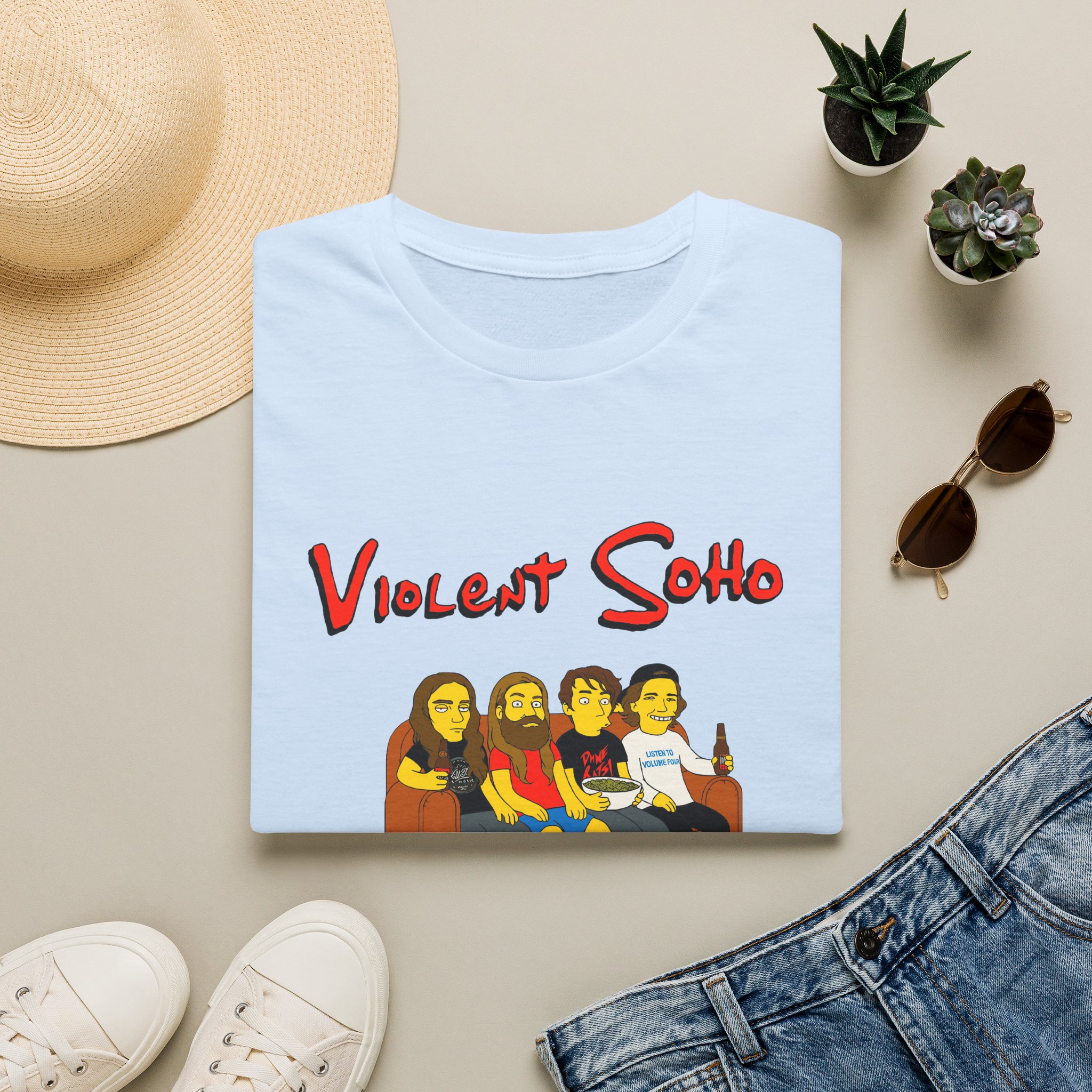 Violent Soho Springfield 4122 Unisex Softstyle T-shirt - Image 33