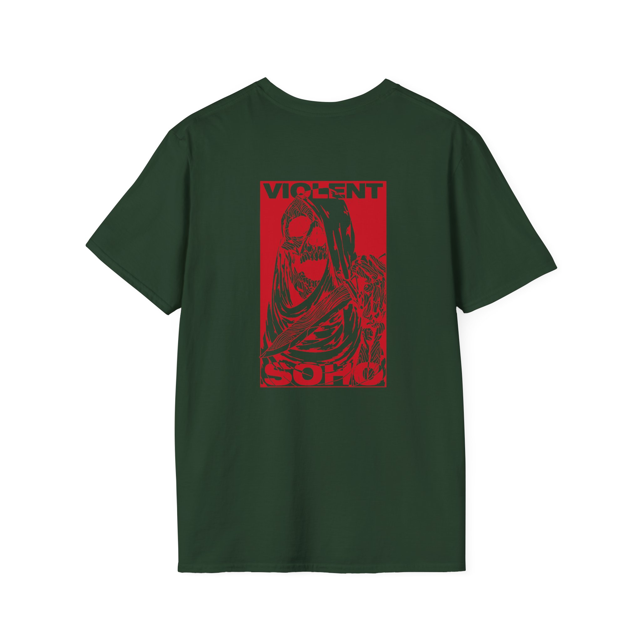 Violent Soho Skull Unisex Softstyle T-shirt - Image 6