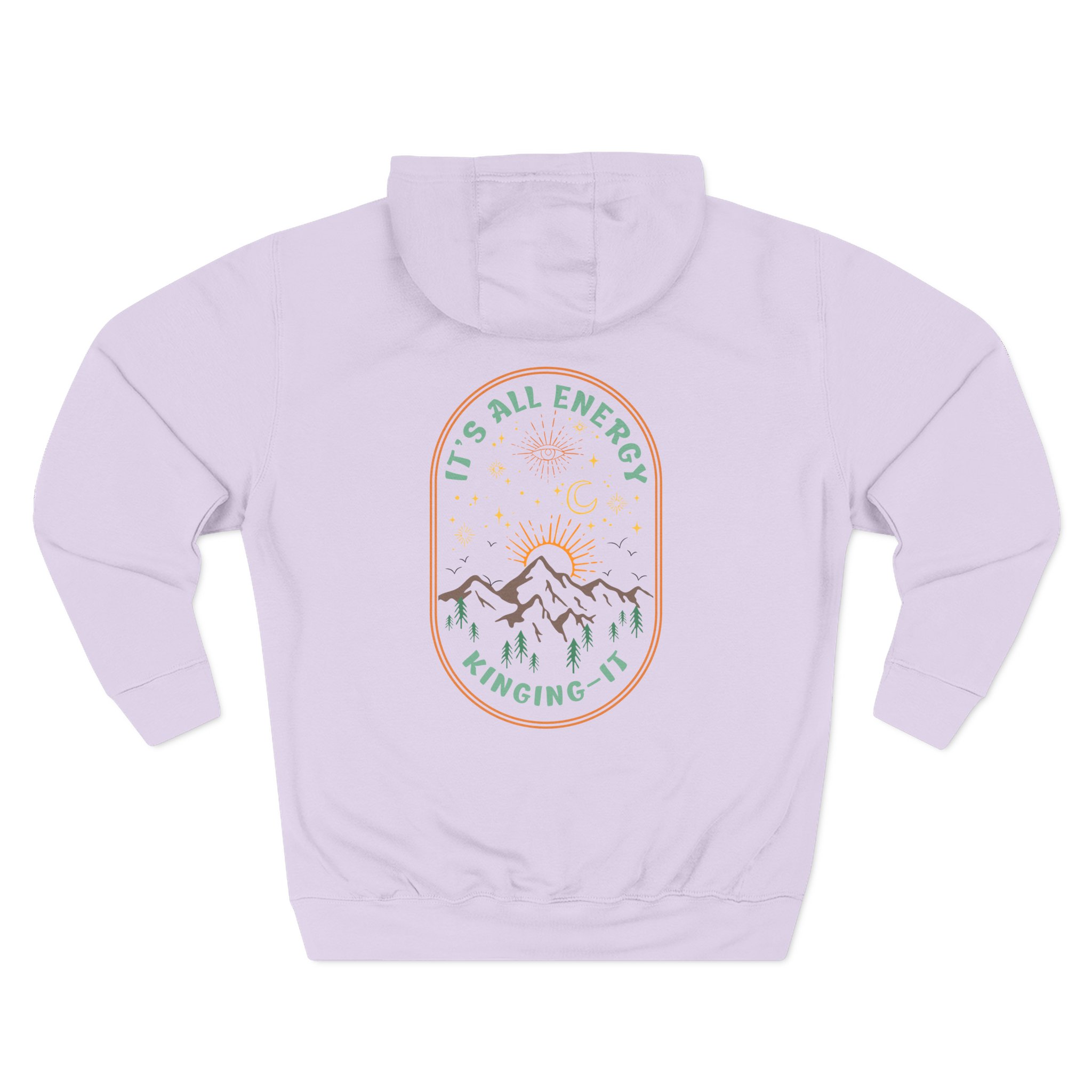 Kinging It It's All Energy Three-panel Fleece Hoodie - Image 16