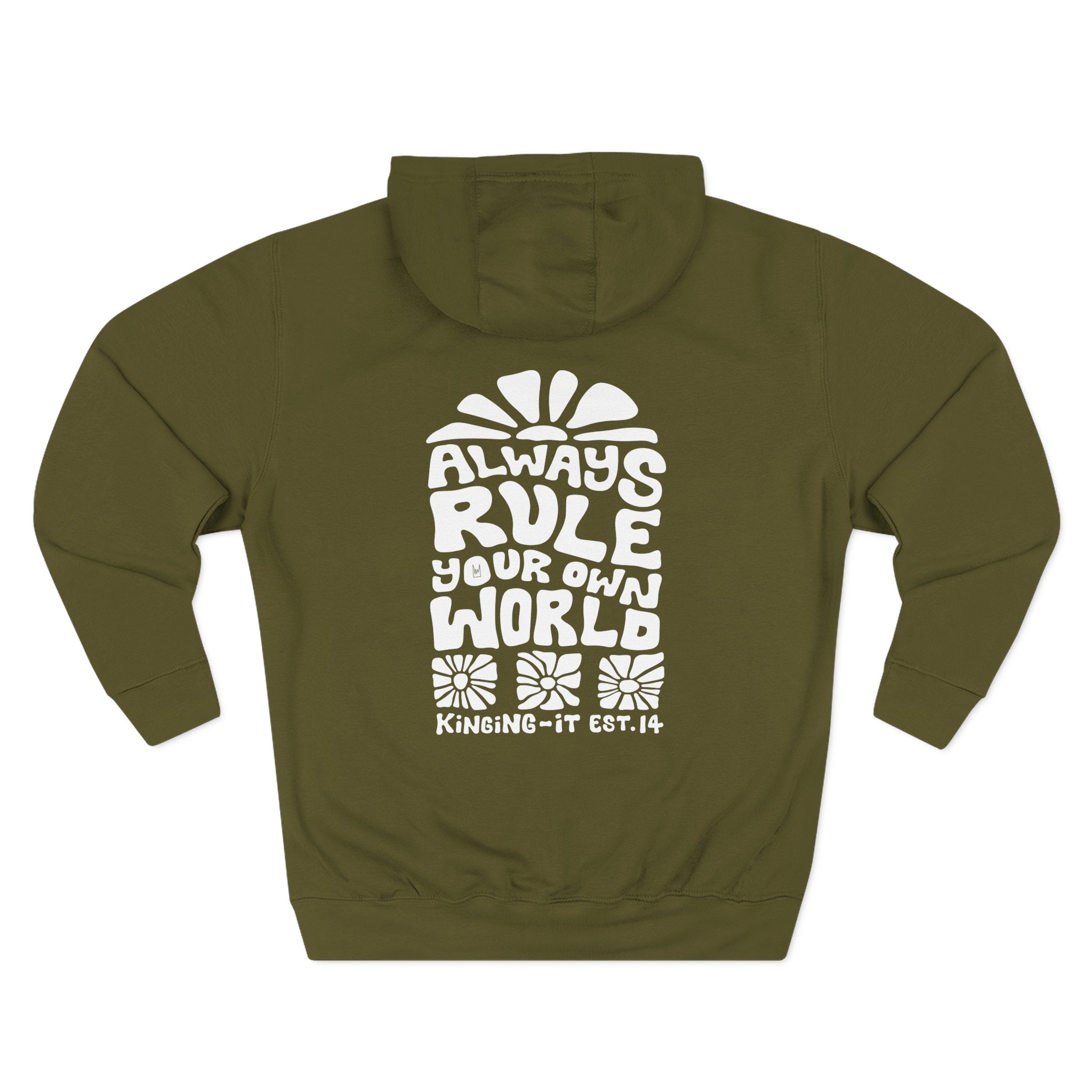 Kinging It Ryow Three-panel Fleece Hoodie - Image 6