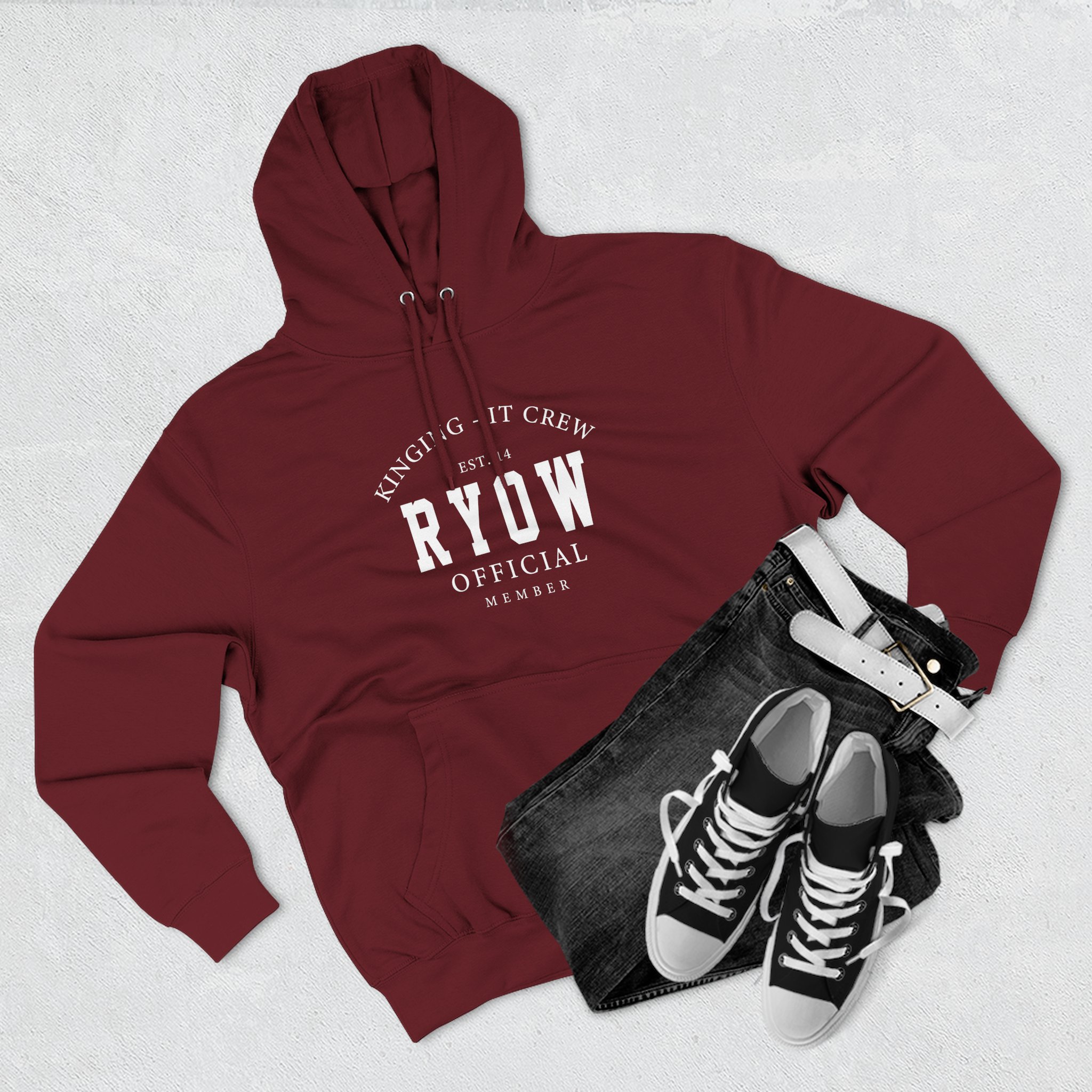 Kinging-it Chill Out Three-panel Fleece Hoodie - Image 27