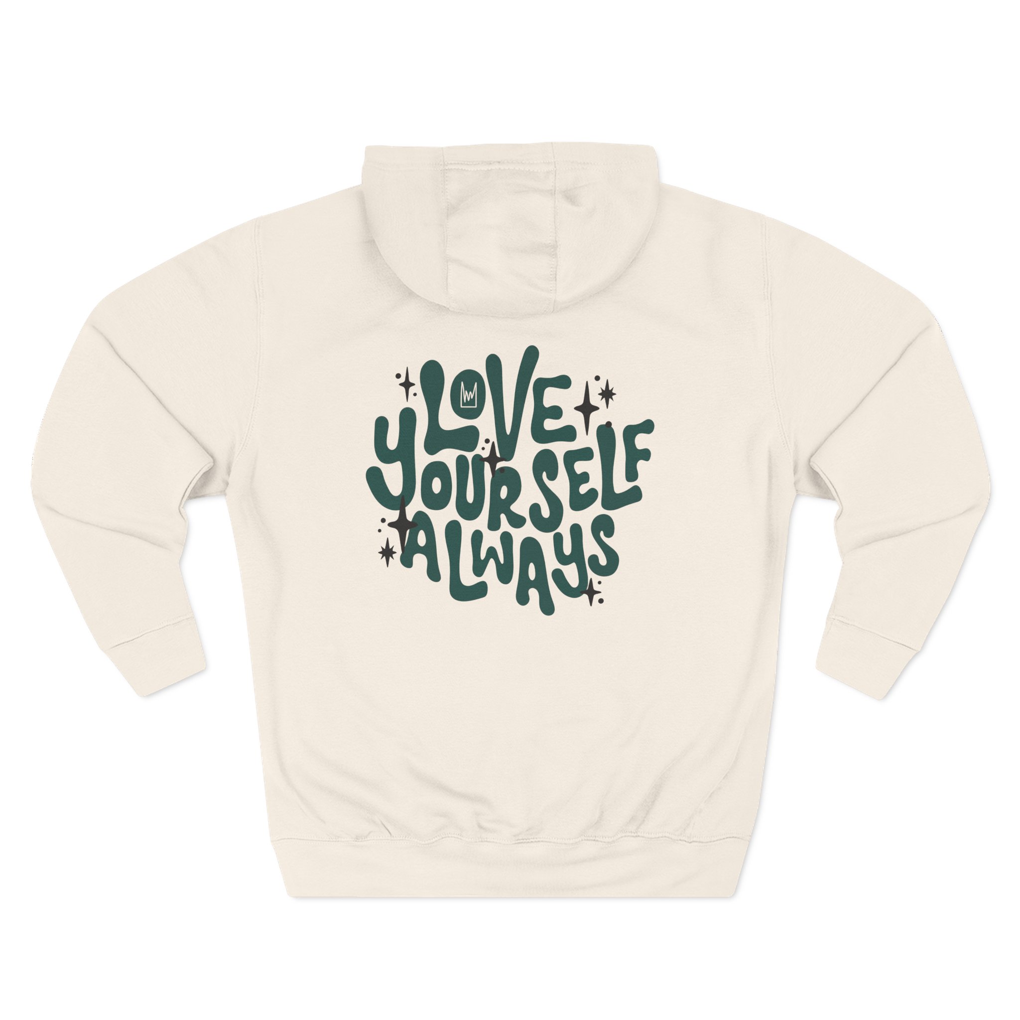 Kinging It Love Yourself Three-panel Fleece Hoodie - Image 6