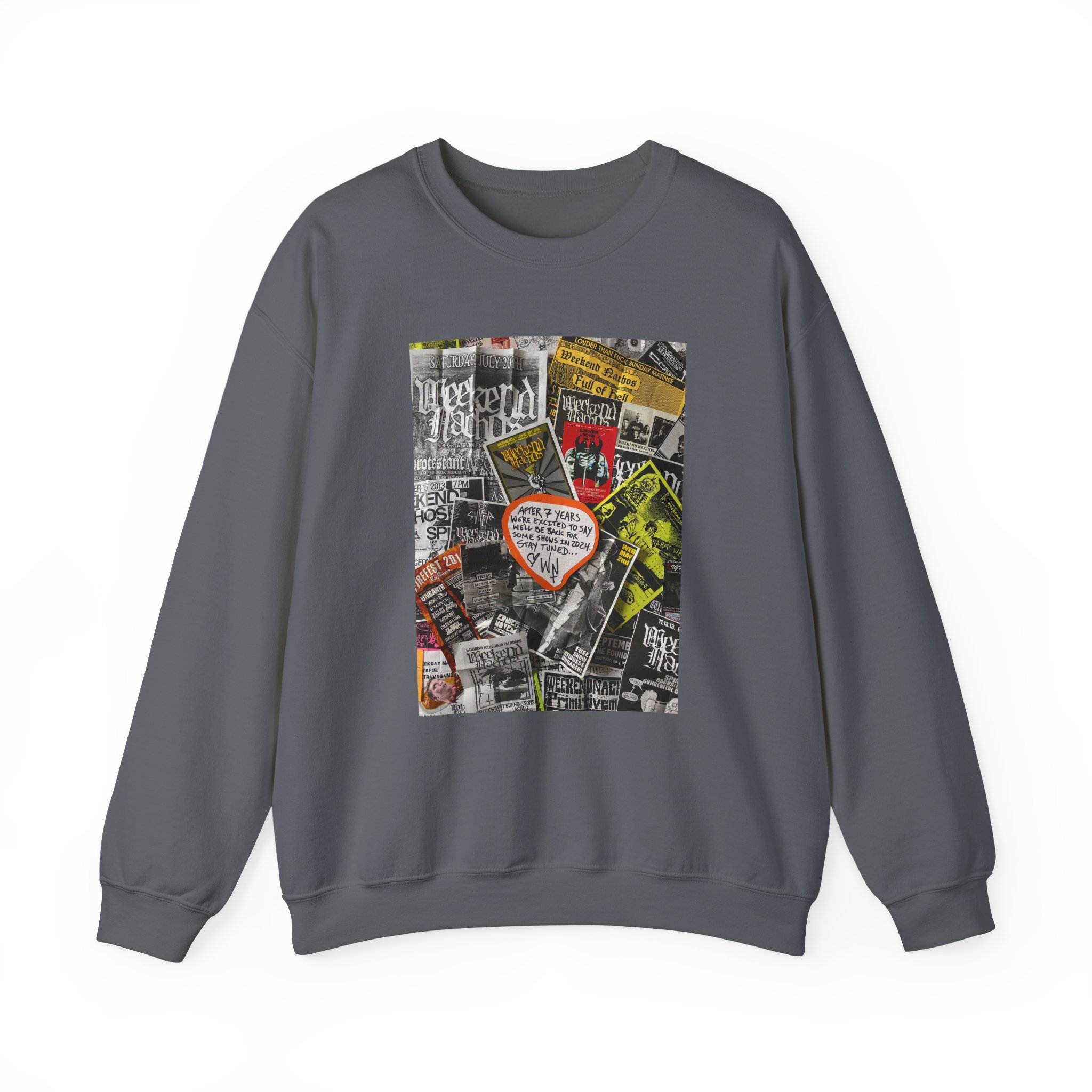 Weekend Nachos Unisex Heavy Blend™ Crewneck Sweatshirt - Image 11