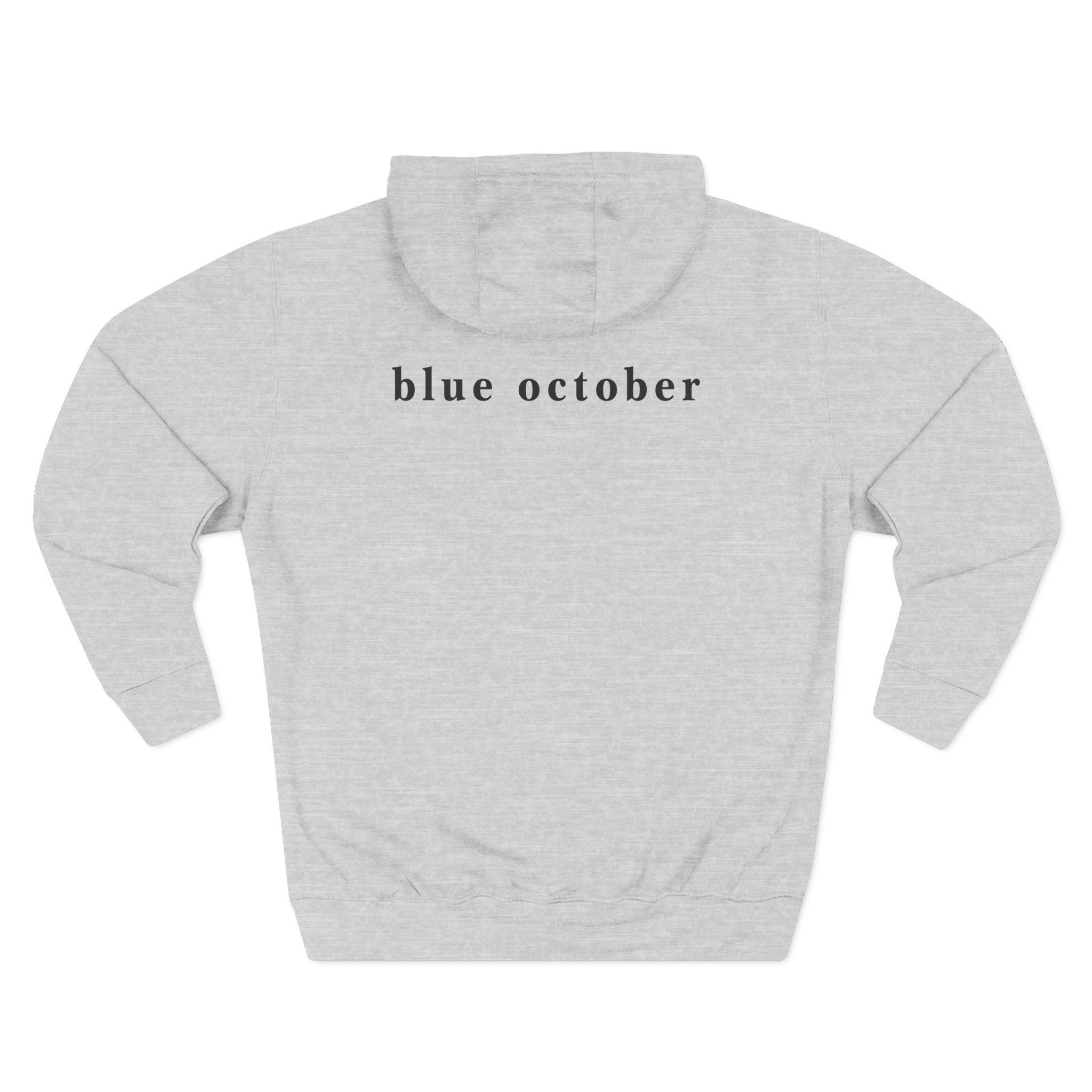 Blue October Big Rose Three-Panel Fleece Hoodie - Image 2
