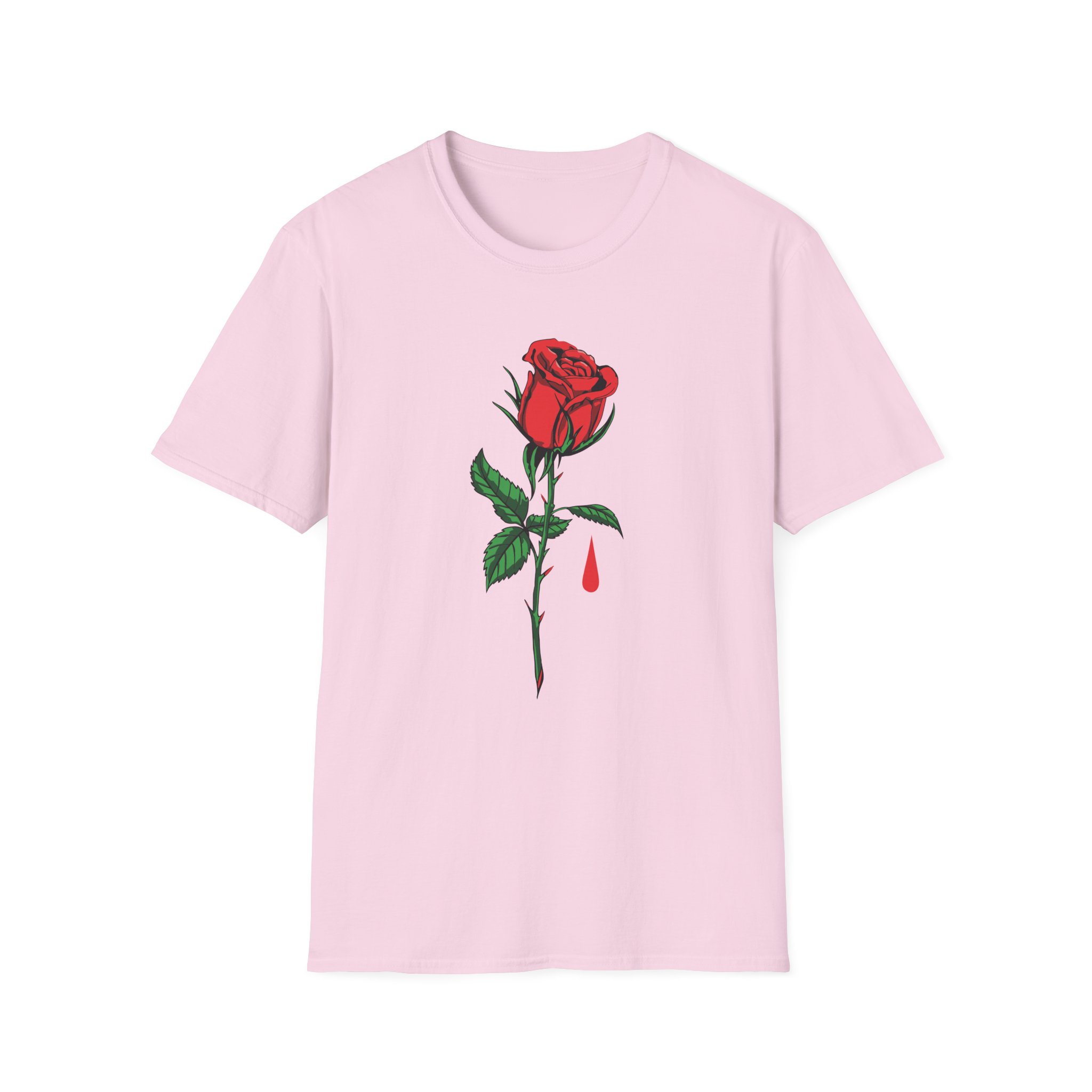 Blue October Big Rose Unisex Softstyle T-Shirt - Image 13