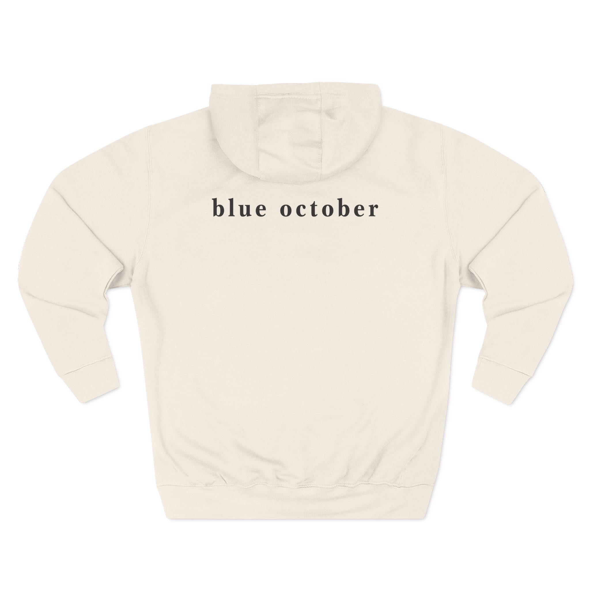 Blue October Big Rose Three-Panel Fleece Hoodie - Image 4