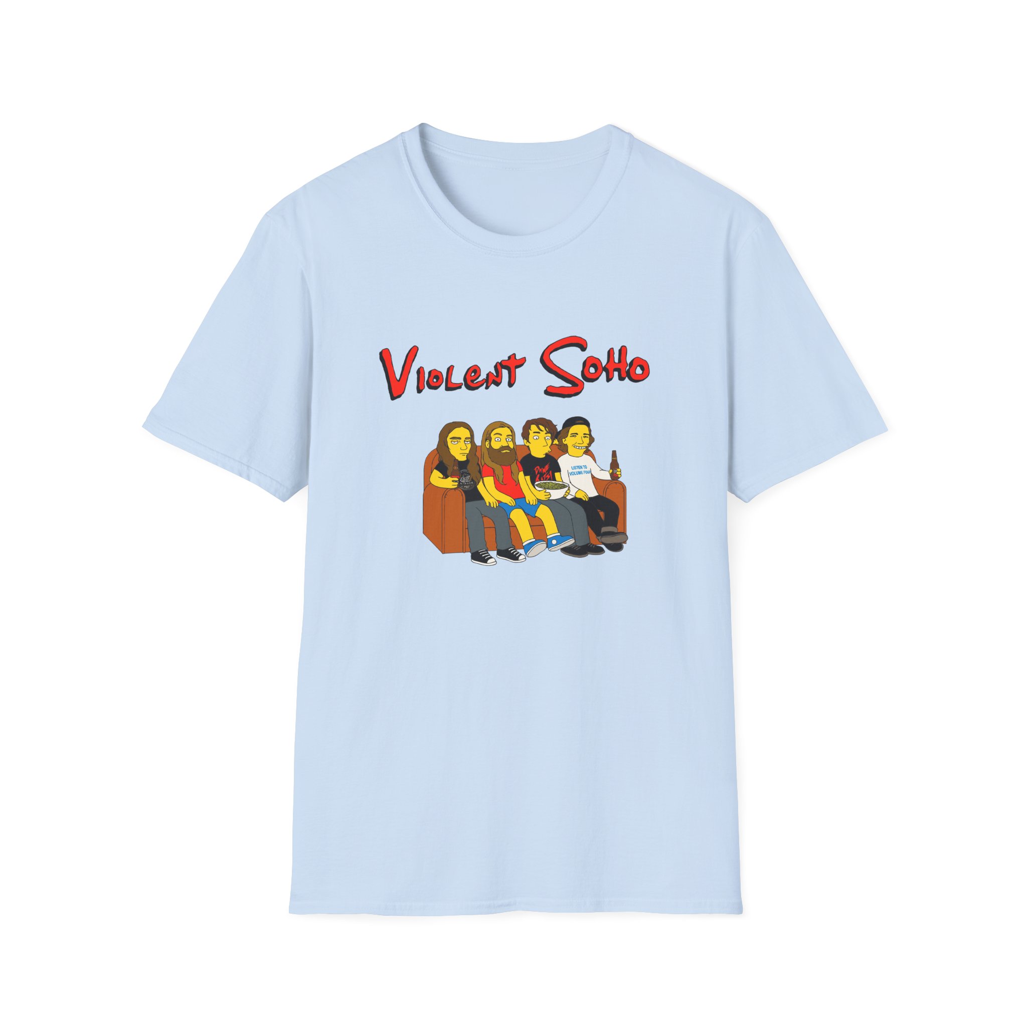 Violent Soho Springfield 4122 Unisex Softstyle T-shirt - Image 35